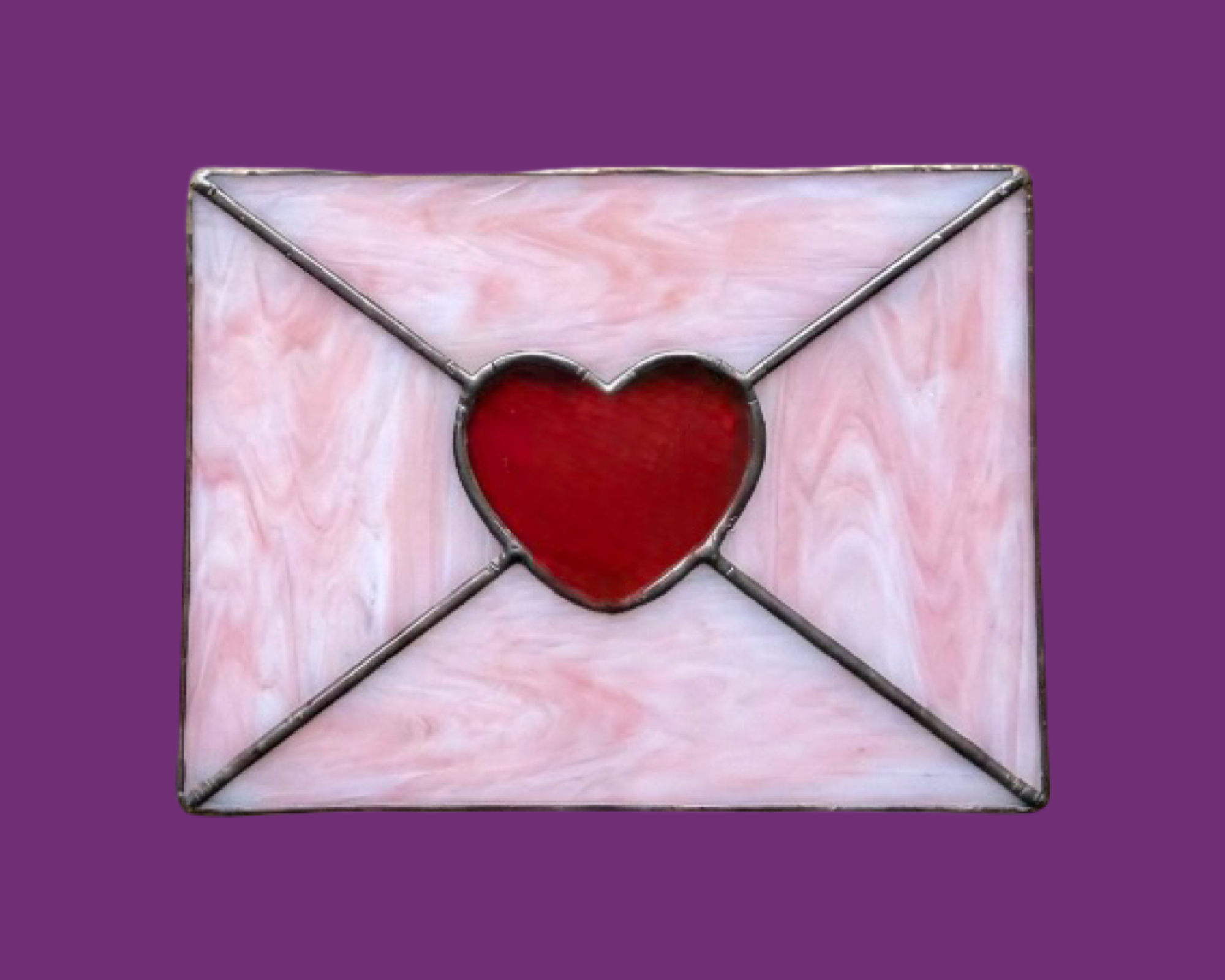 NEW! Stained Glass Valentine's Day Love Letter
