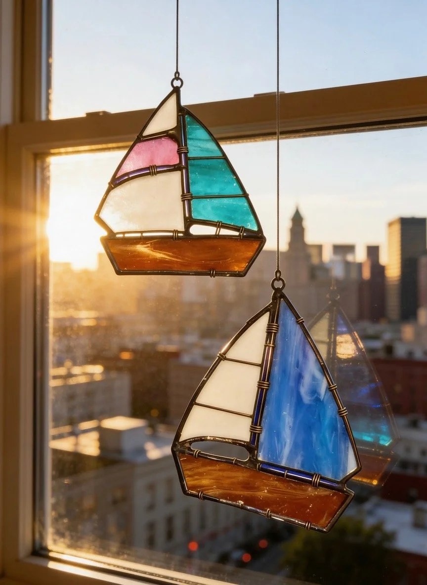 NEW! Stained Glass Sailboat (1 day)