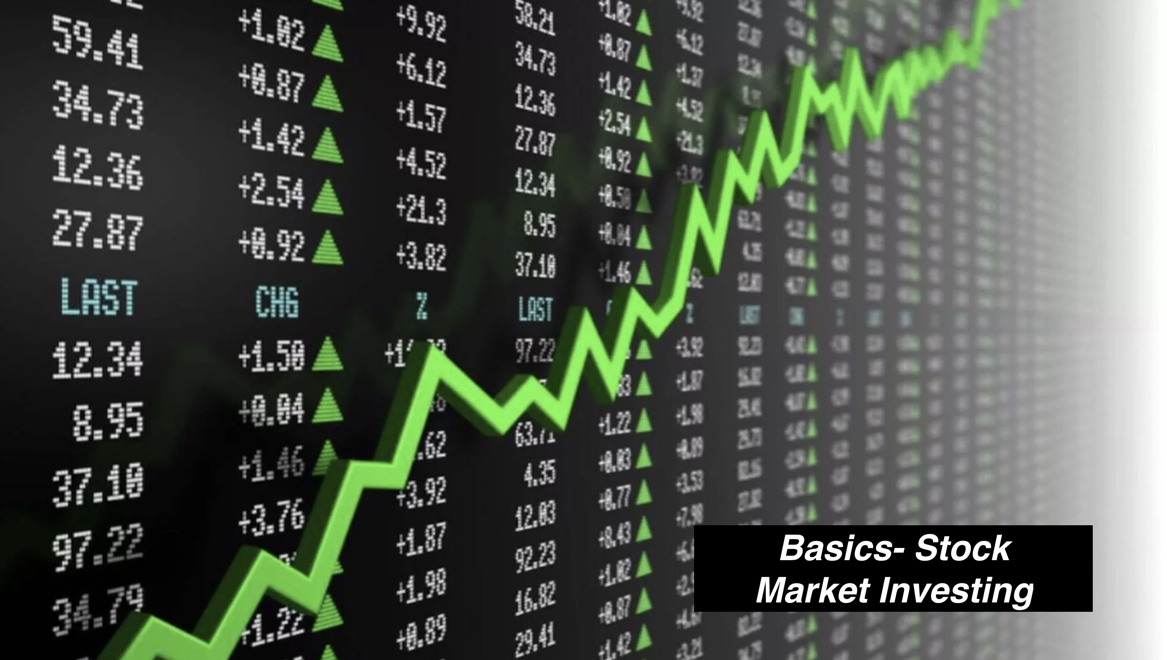 Basics- Stock Market Investing