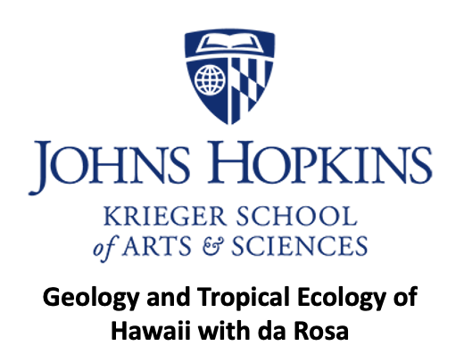 JHU Geology of Hawaii with da Rosa