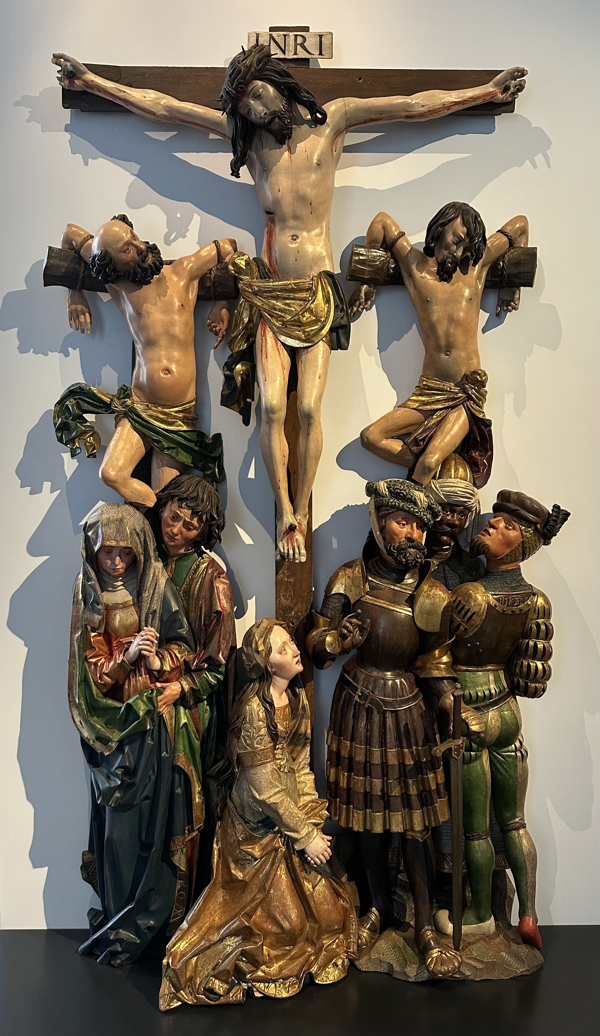 1520 Passion Relief with Crucifixion of Christ by Niclaus Weckmann Landesmuseum Wurttemberg.jpeg