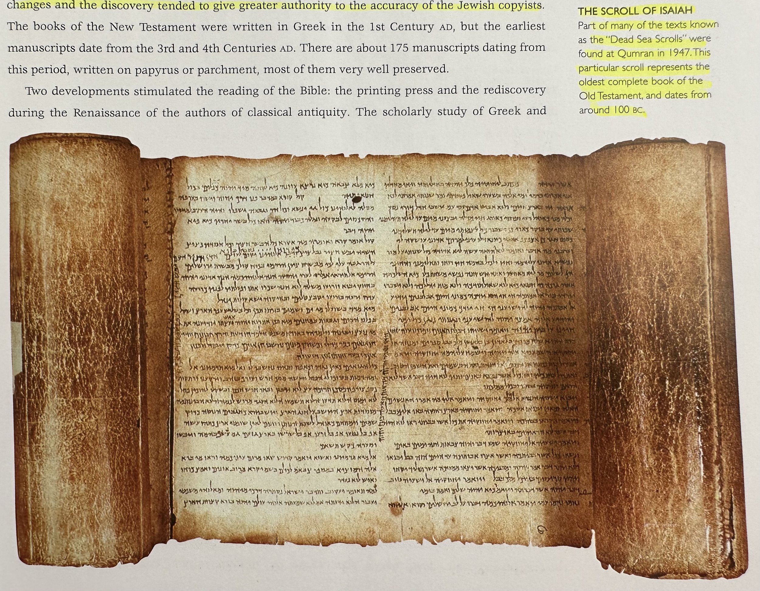 ~100 BCE Book of Isiaha from Dead Sea Scrolls.jpeg