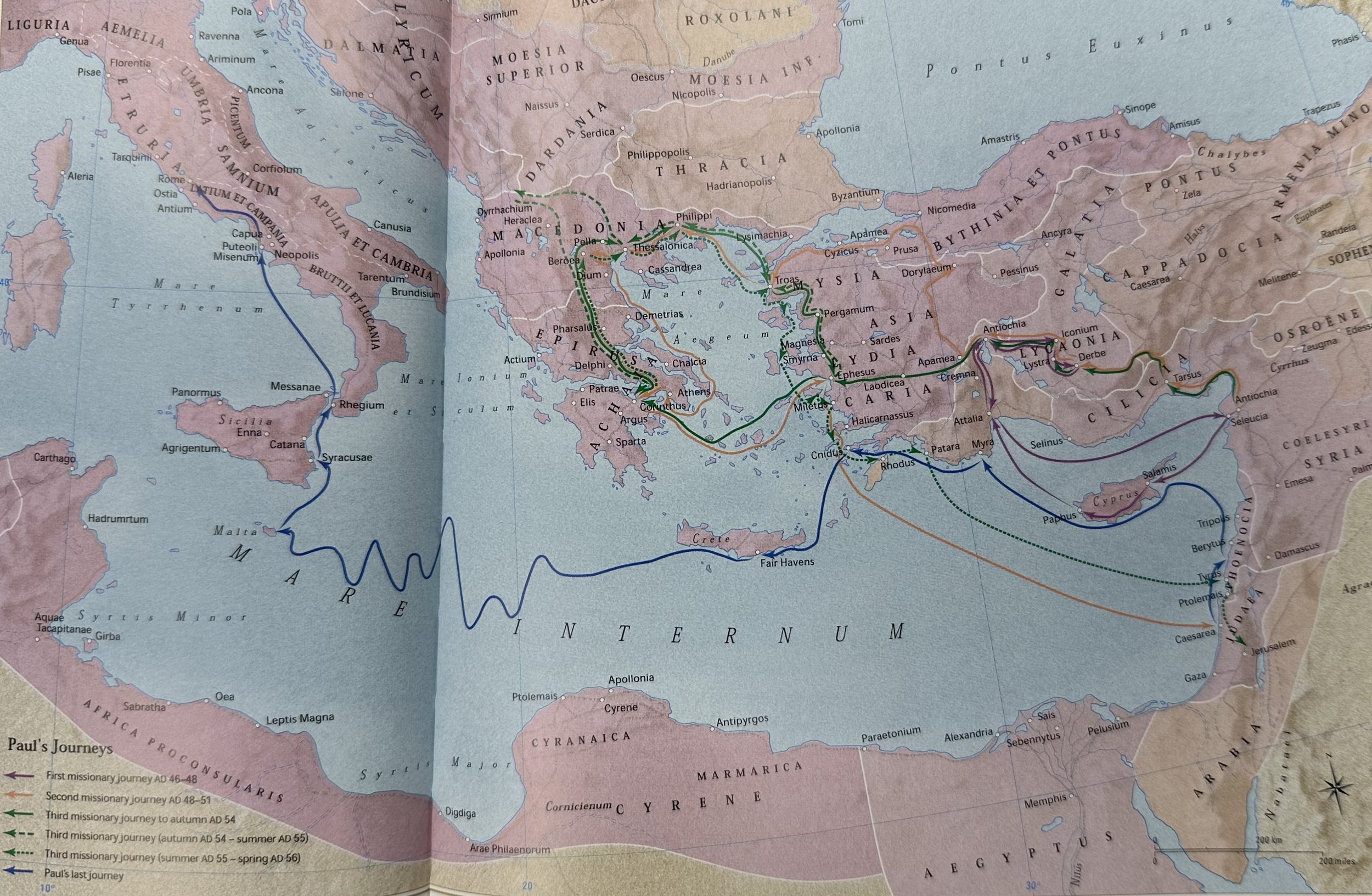 46-56 Pauls Journeys 275 BCE Division of Alexanders Empire Atlas of the Bible.jpeg