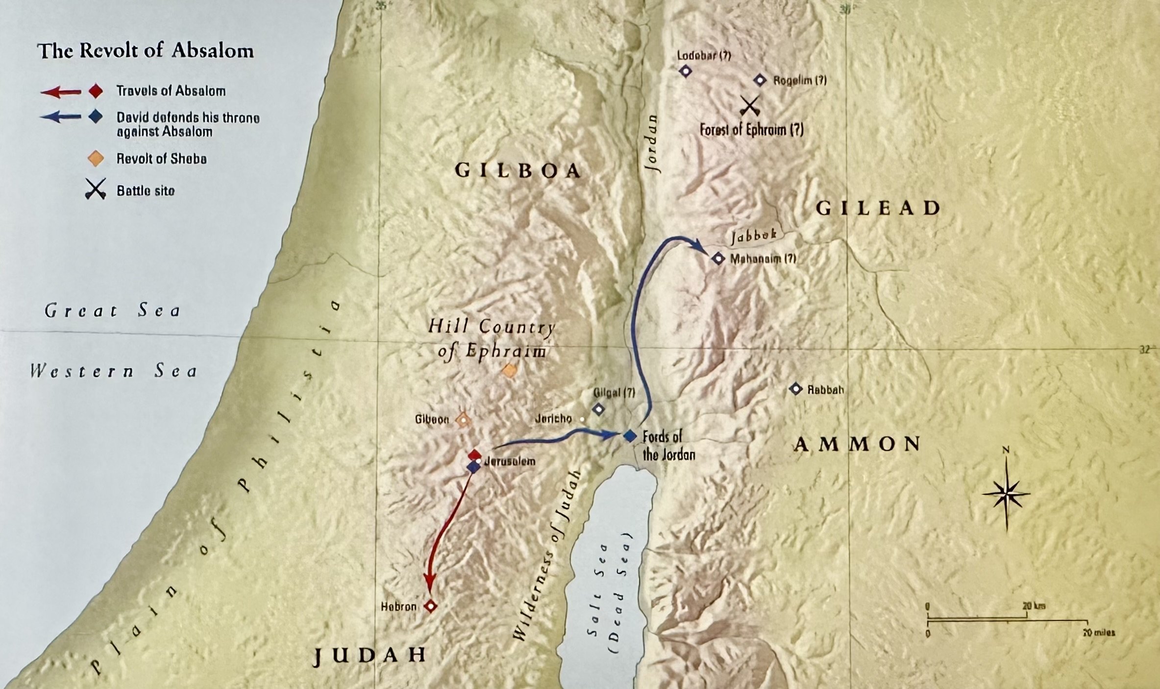 980 BCE Revolt of Absalom Atlas of the Bible.jpeg