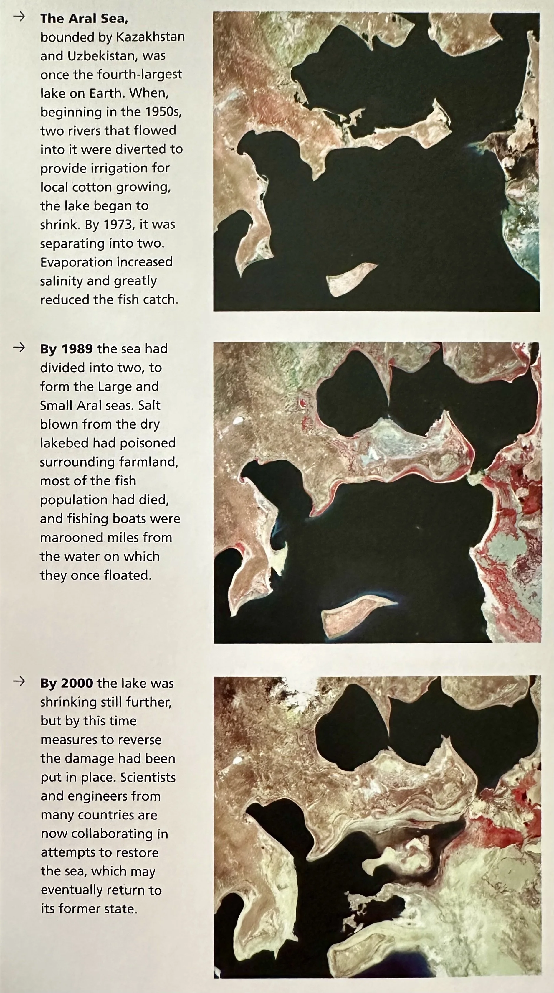 Disappearance of the Aral Sea