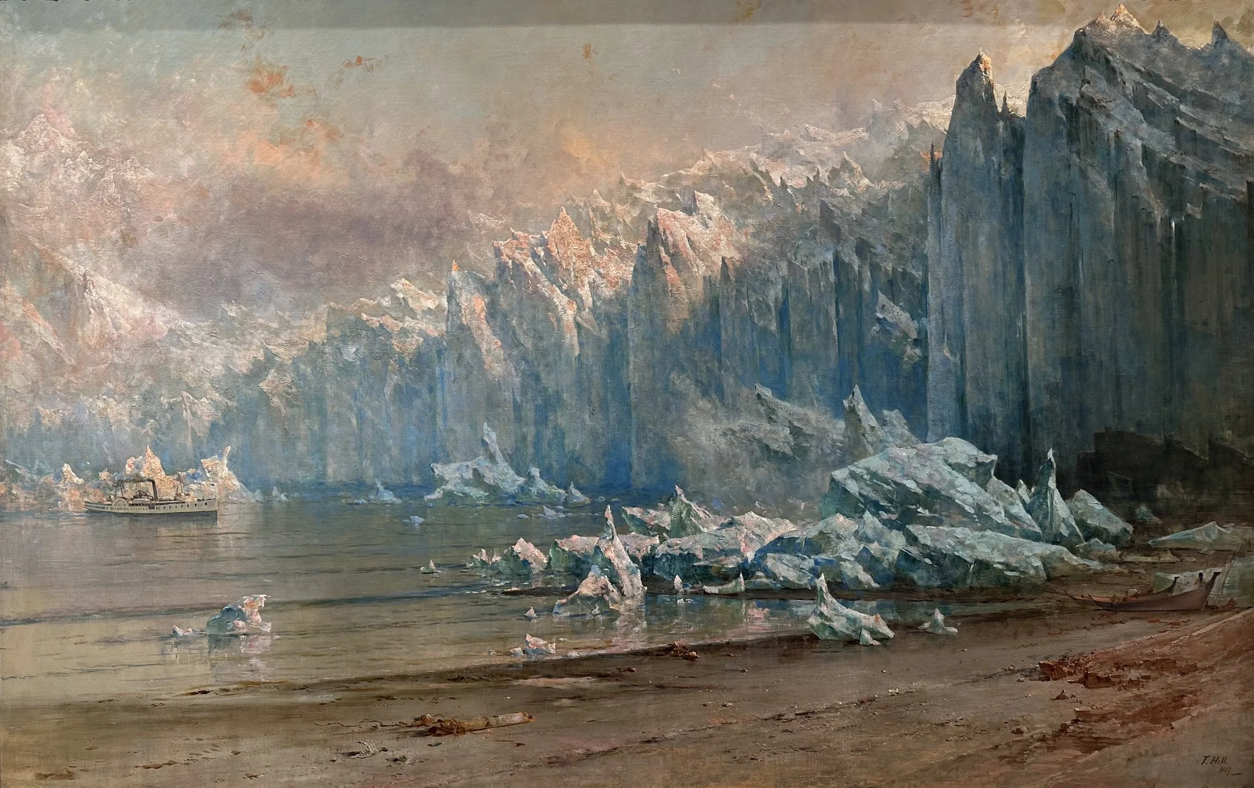 1889 Muir Glacier by Thomas Hill