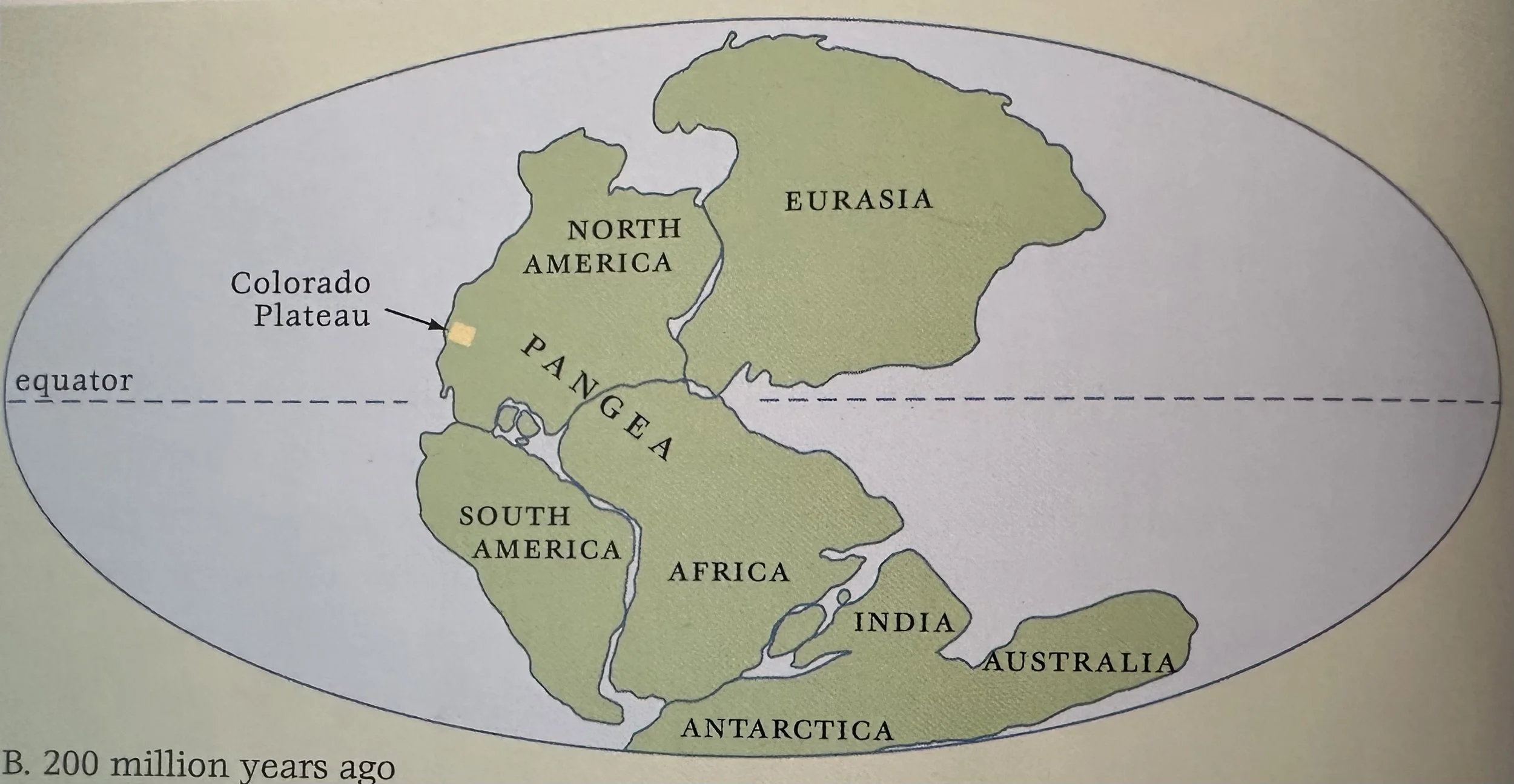 200 Ma Earth