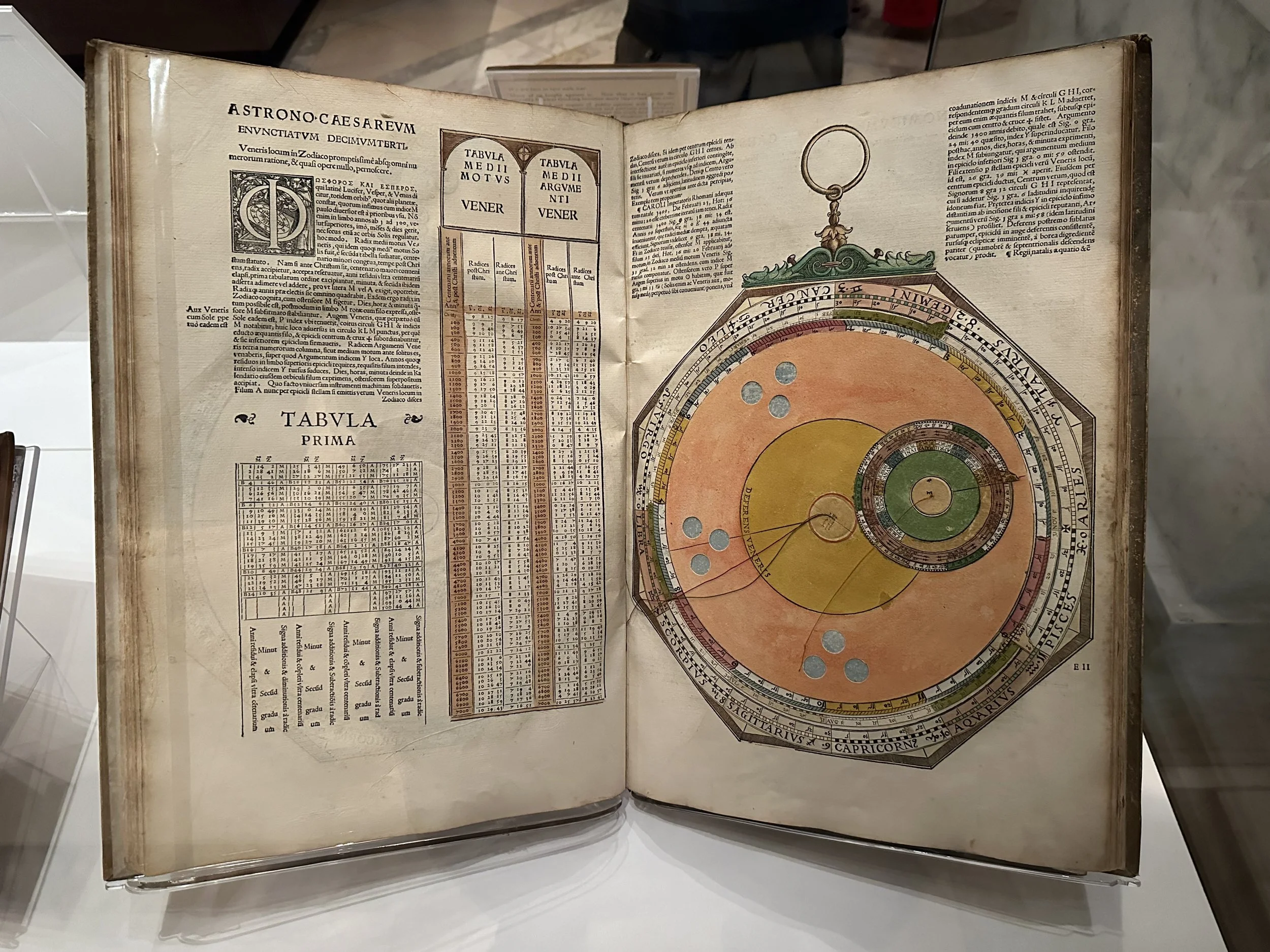 1540 Astronomicum Caesareum by Petrus Apianus NY Public Library Rare Books Division