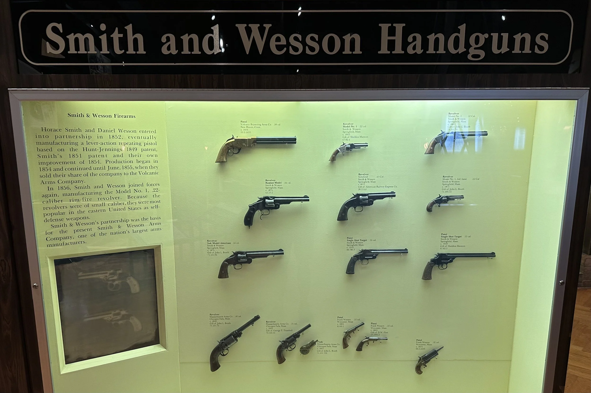 Smith and Wesson Handguns Ford Museum