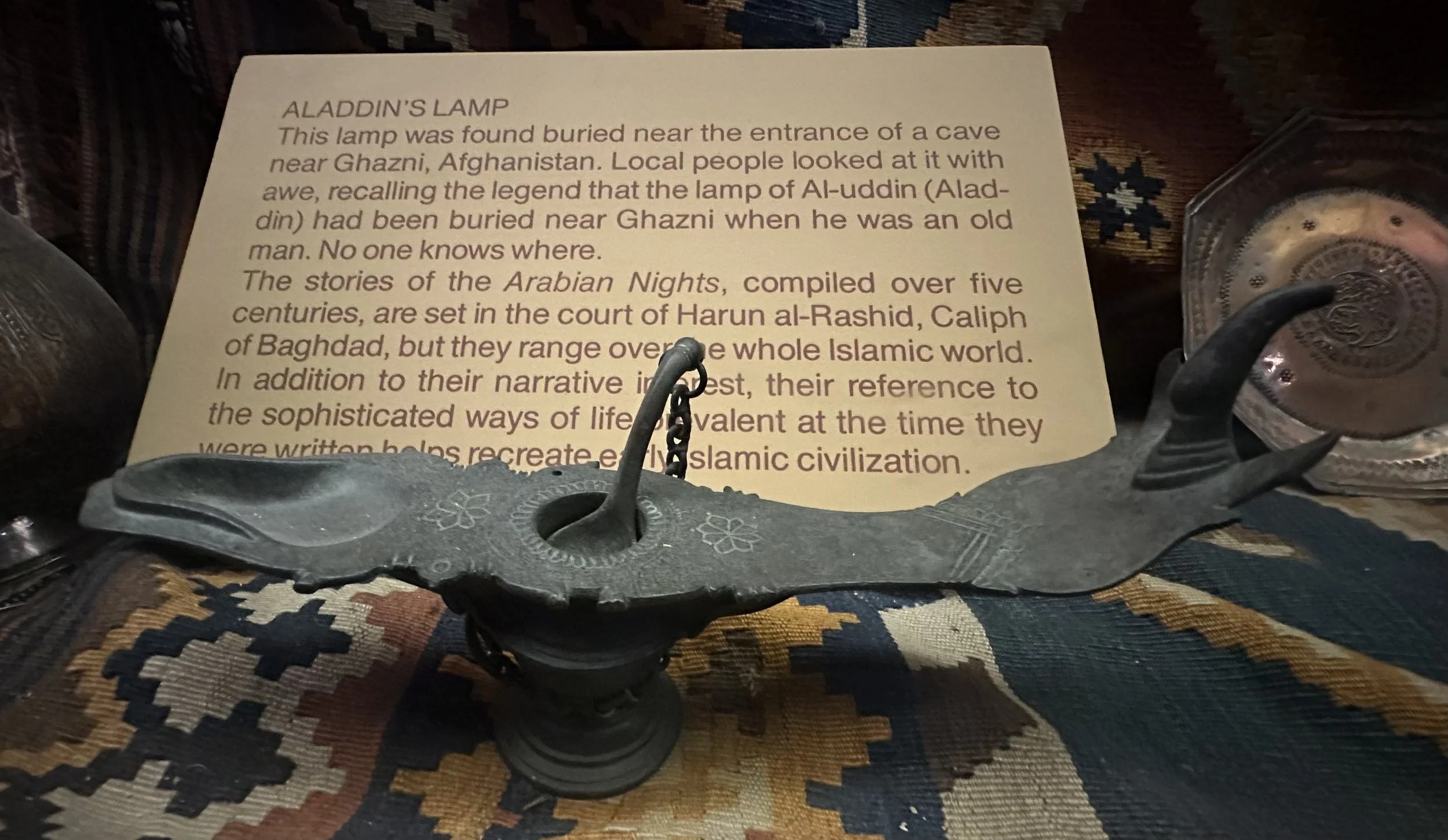 Aladdins Lamp American Museum of Natural History