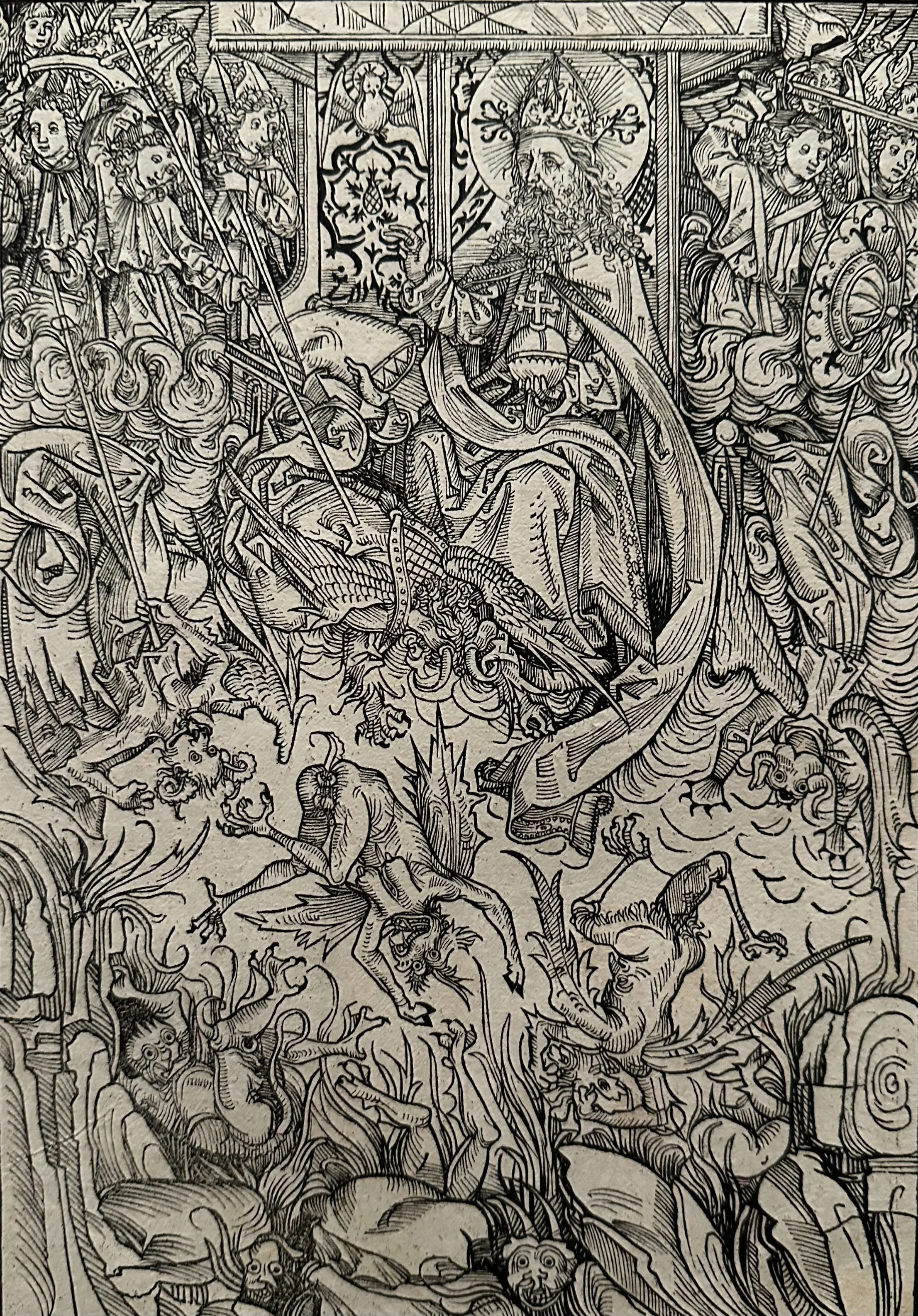 1491 The Fall of Lucifer by Michael Wolgemut