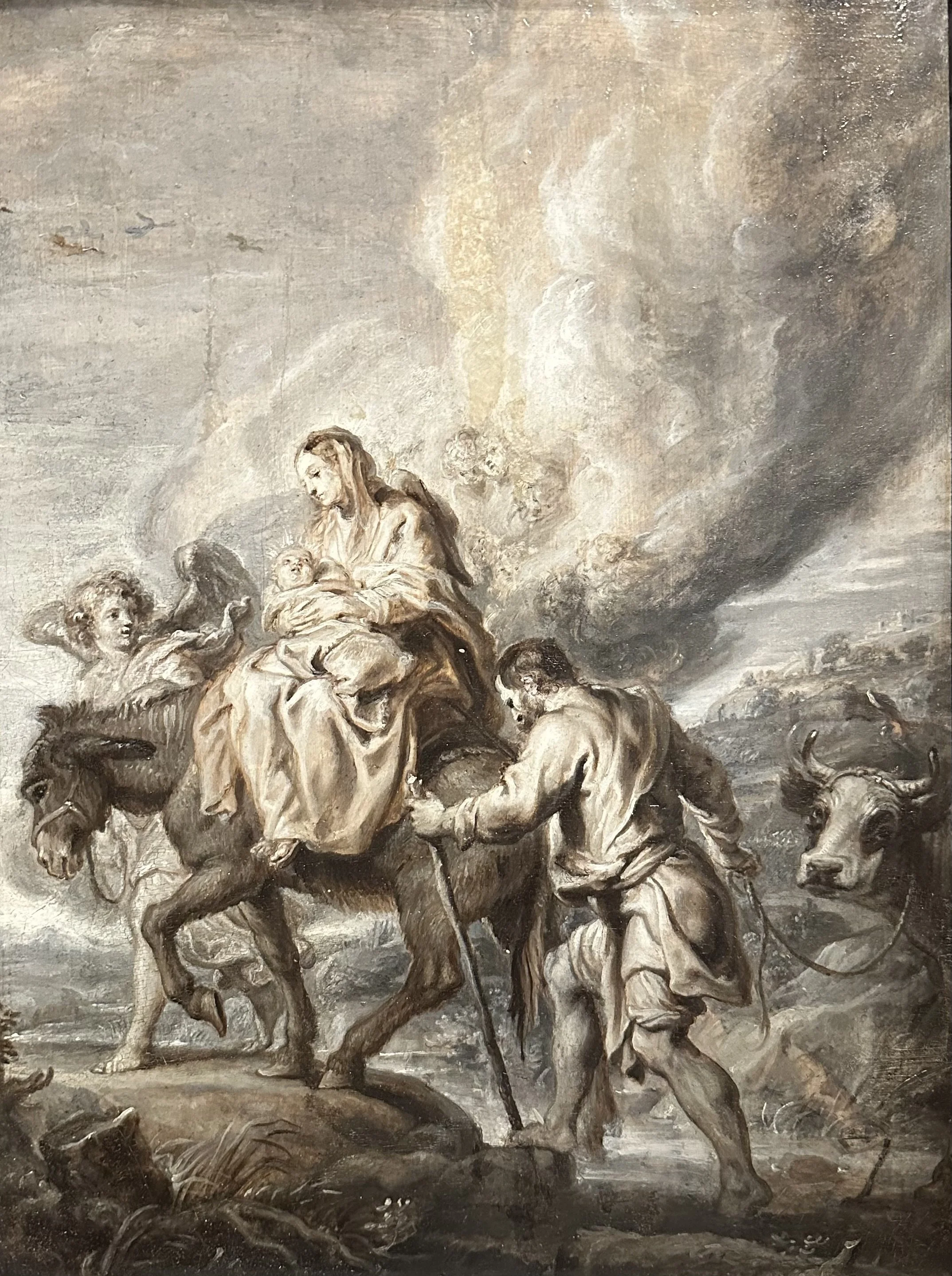 1650 The Flight into Egypt by Abraham van Diepenbeech