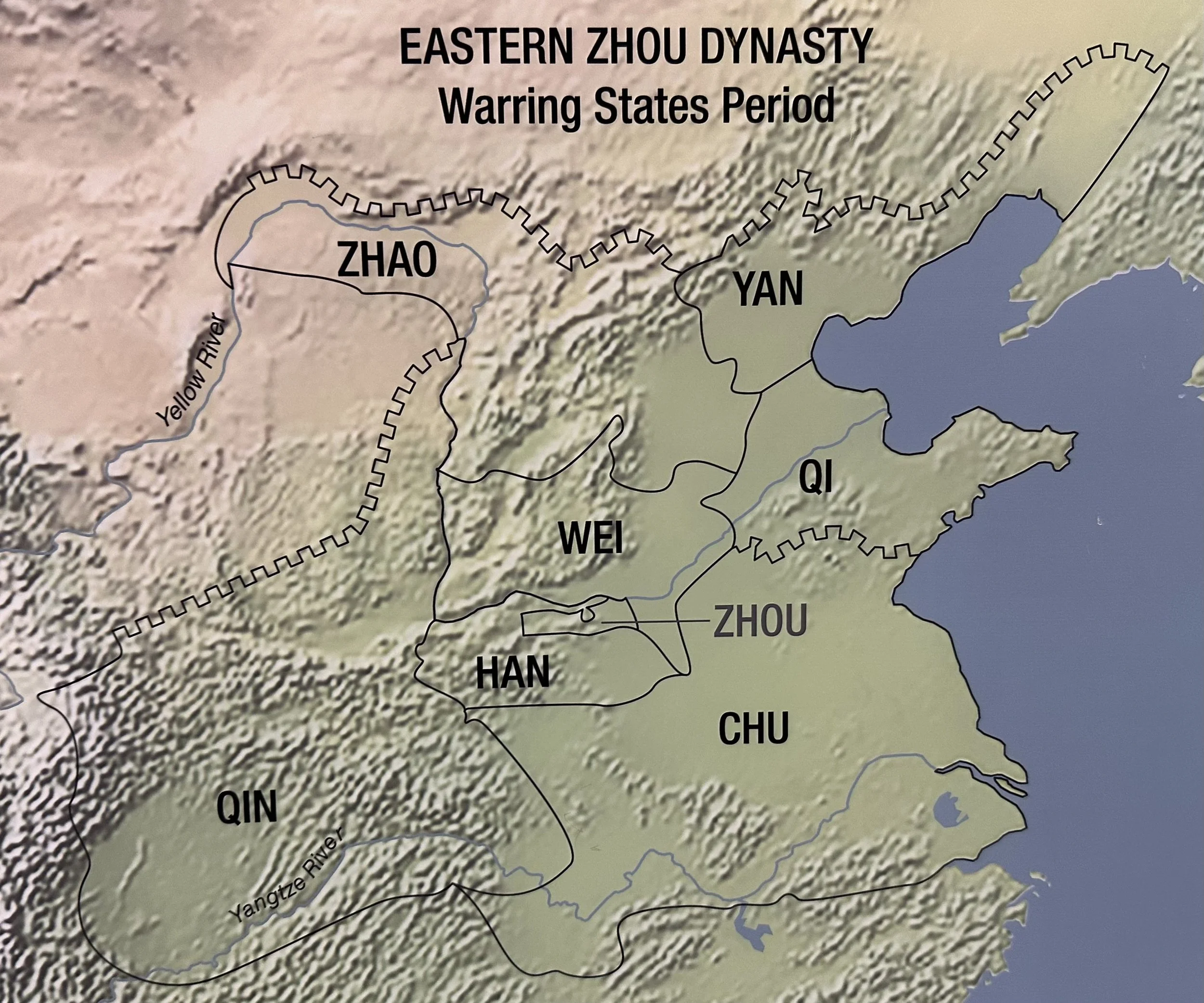 260 BCE Easern Zhou Dynasty during the Warring States Period