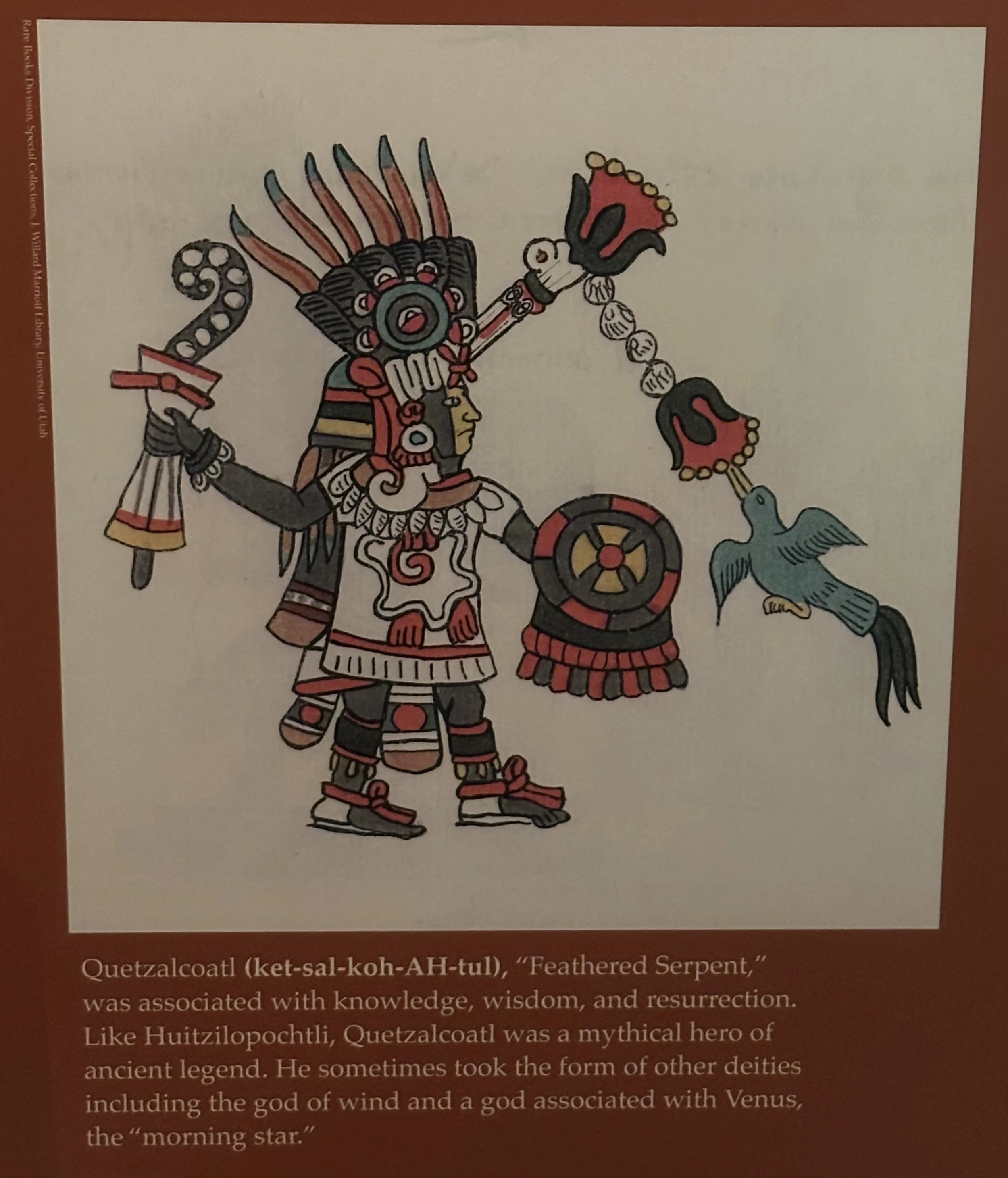 Aztec God Quetzalcoatl