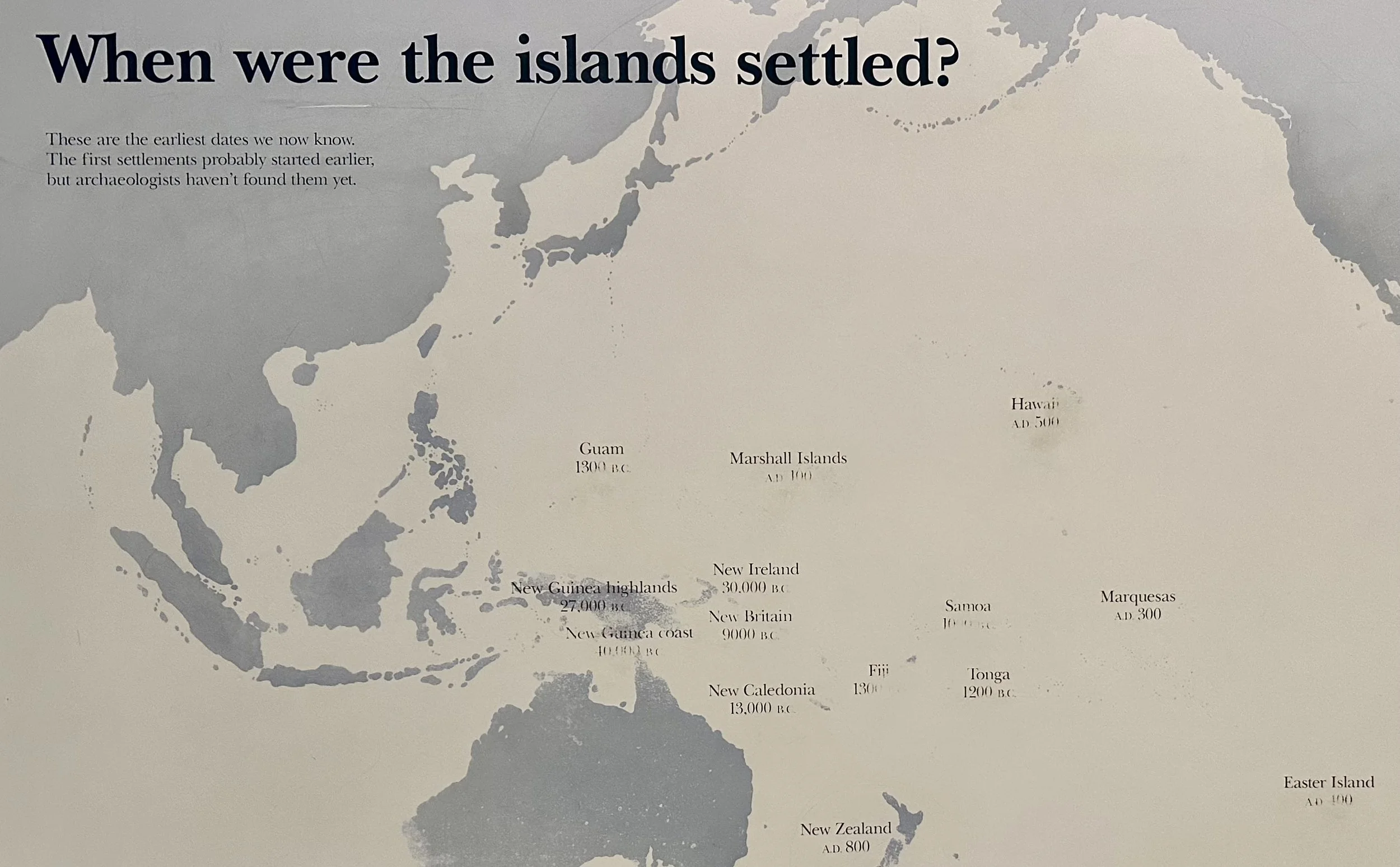 Pacific Island Settlement