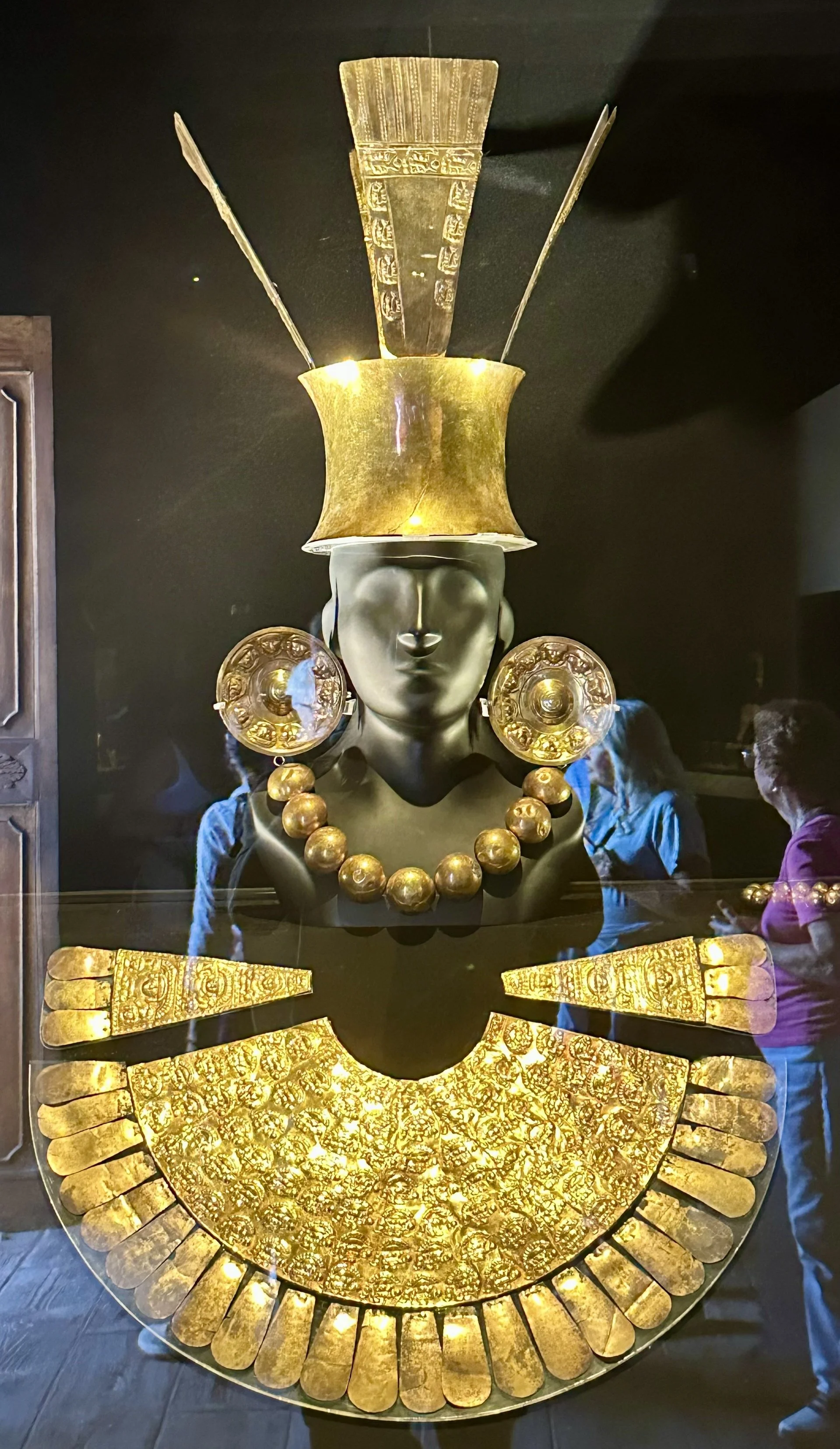 Chimu Culture Gold Funerary Offering Larco Museo