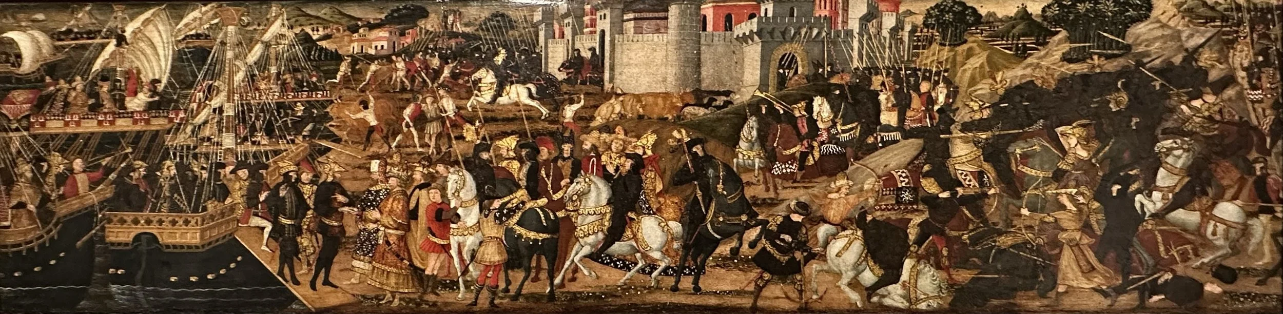 1470 Episodes from the Aeneid by Paolo Uccello