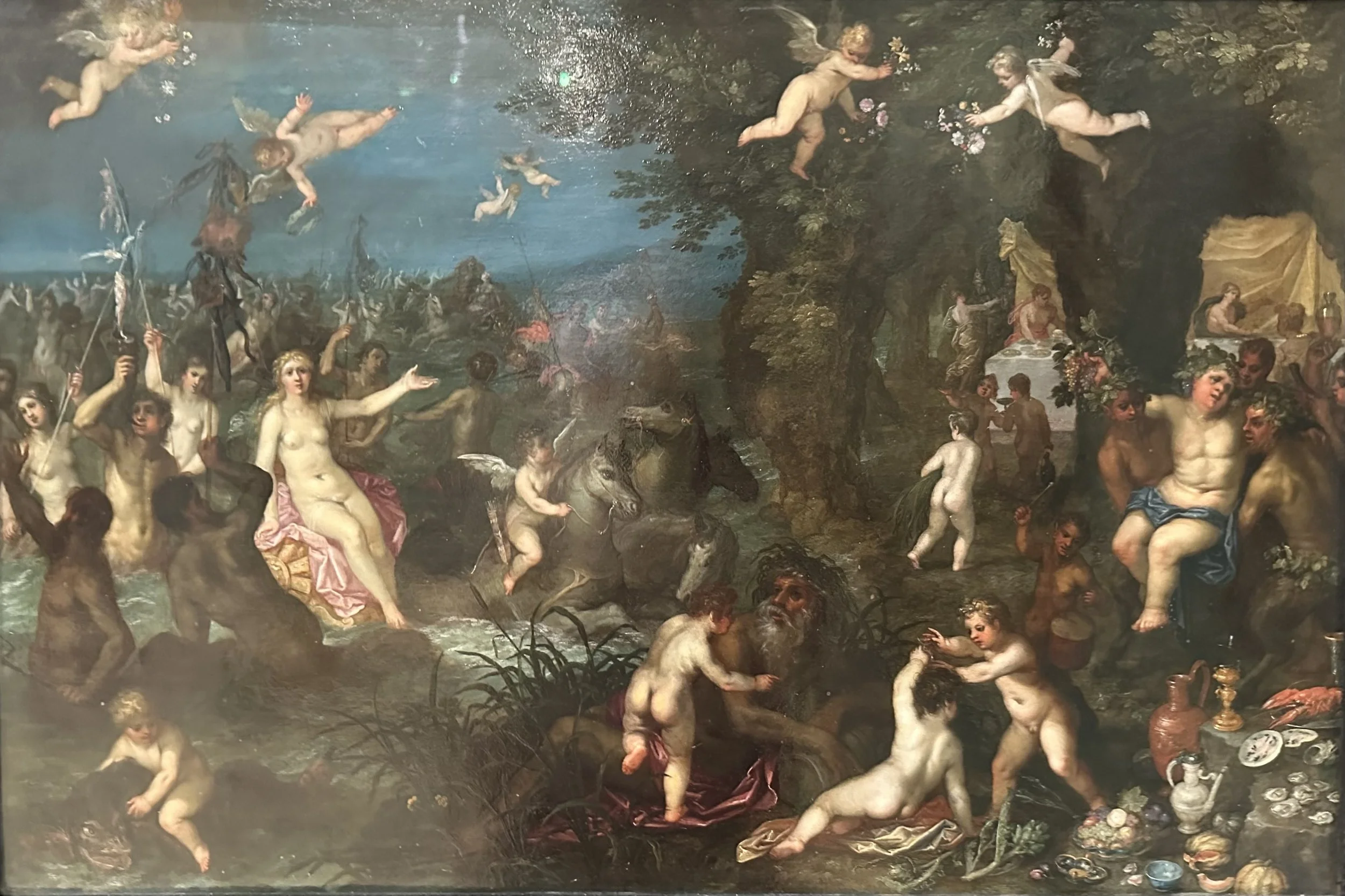 ~1620 Painting The Marriage of Bacchus and Ariane by Jan Brueghel I