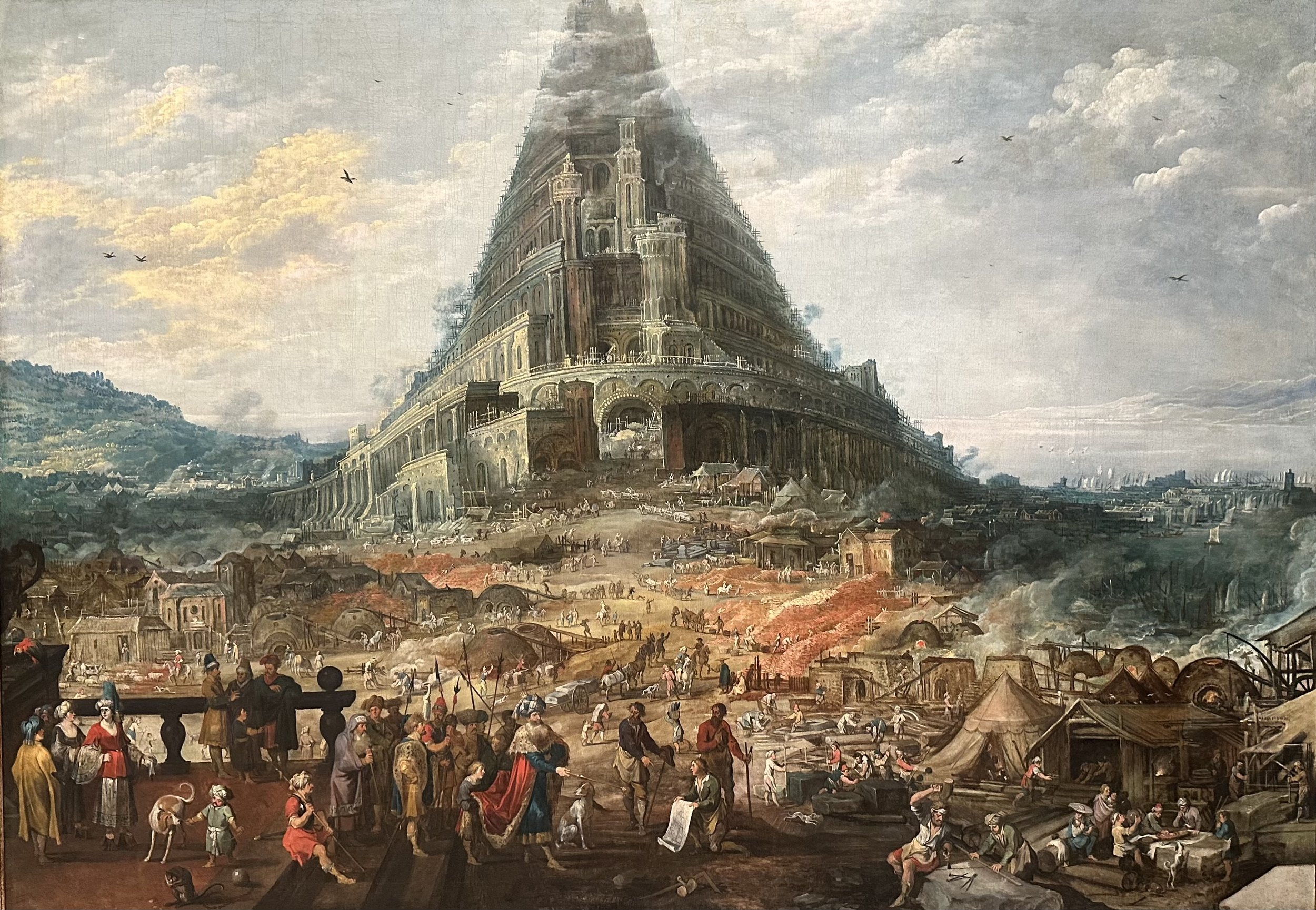 ~1630 Painting The Tower of Babel by Joos de Momper II