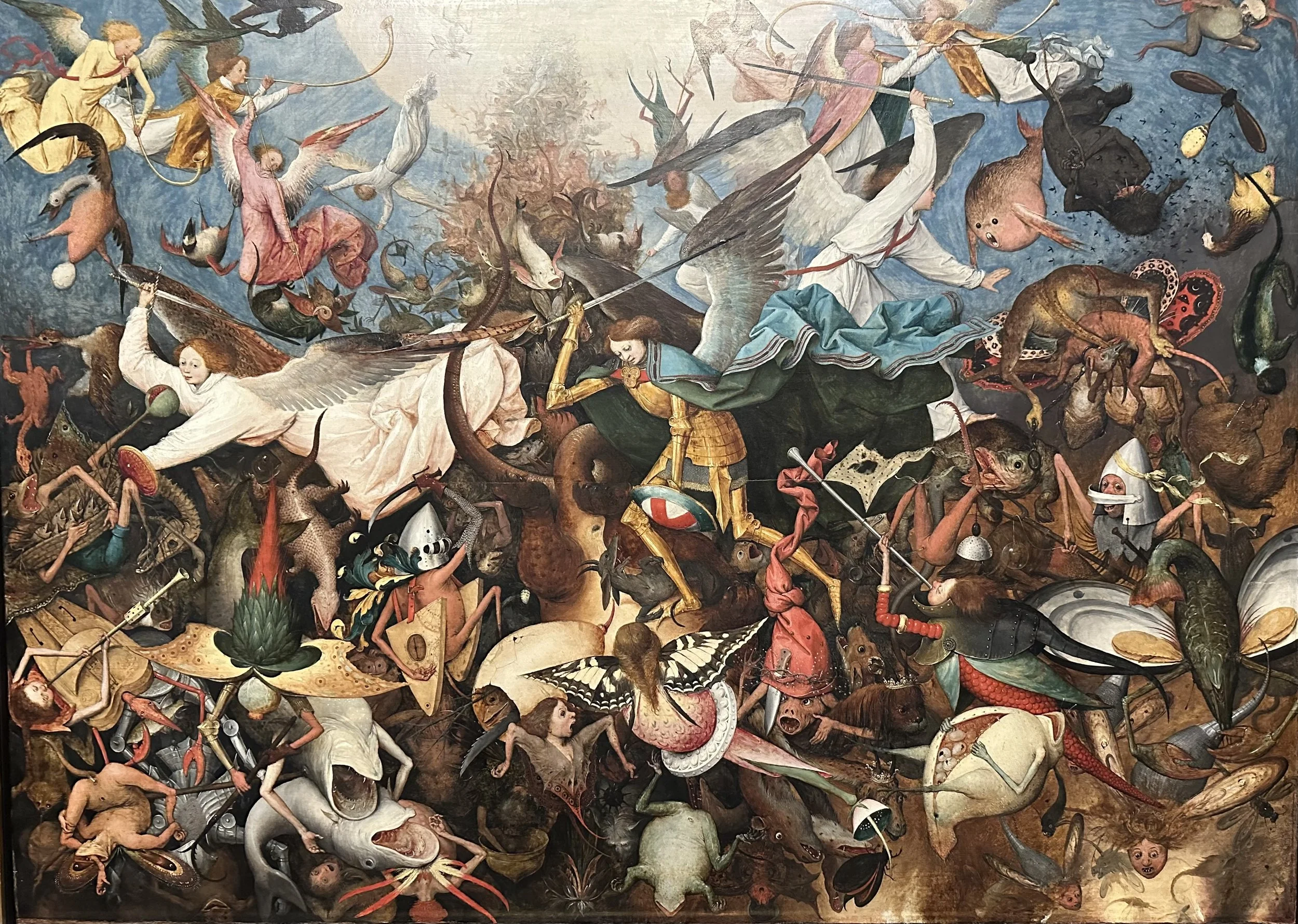1562 Painting The Fall of the Rebel Angels by Pieter Bruegel I