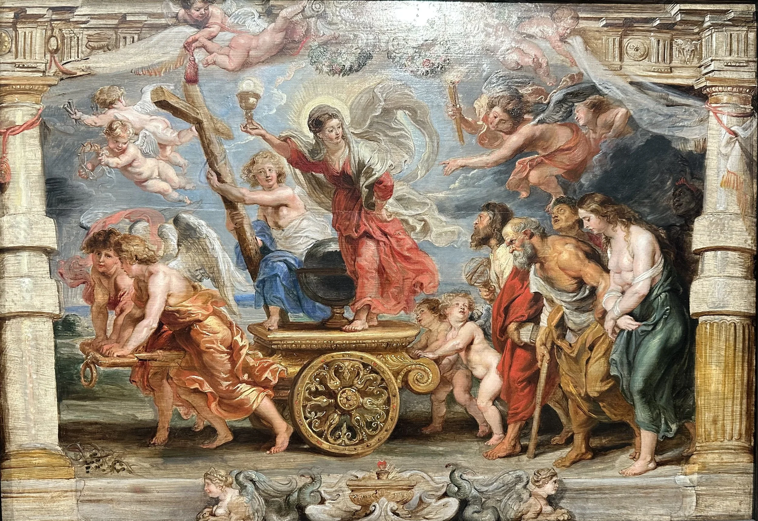 1627 The Triumph of the Catholic Faith by Peter Paul Rubens