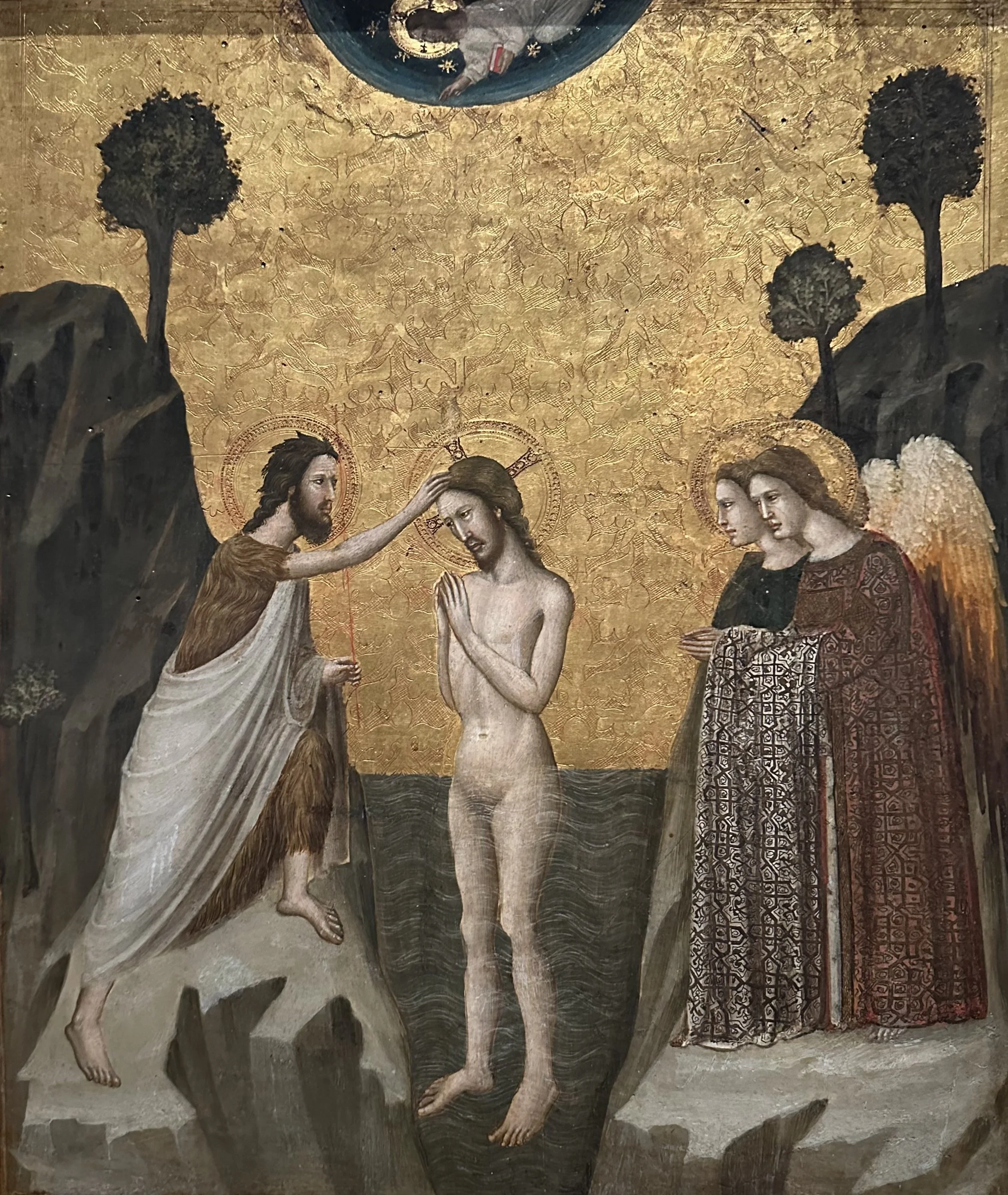 1335 The Baptism of Christ by Giovanni Baronzio