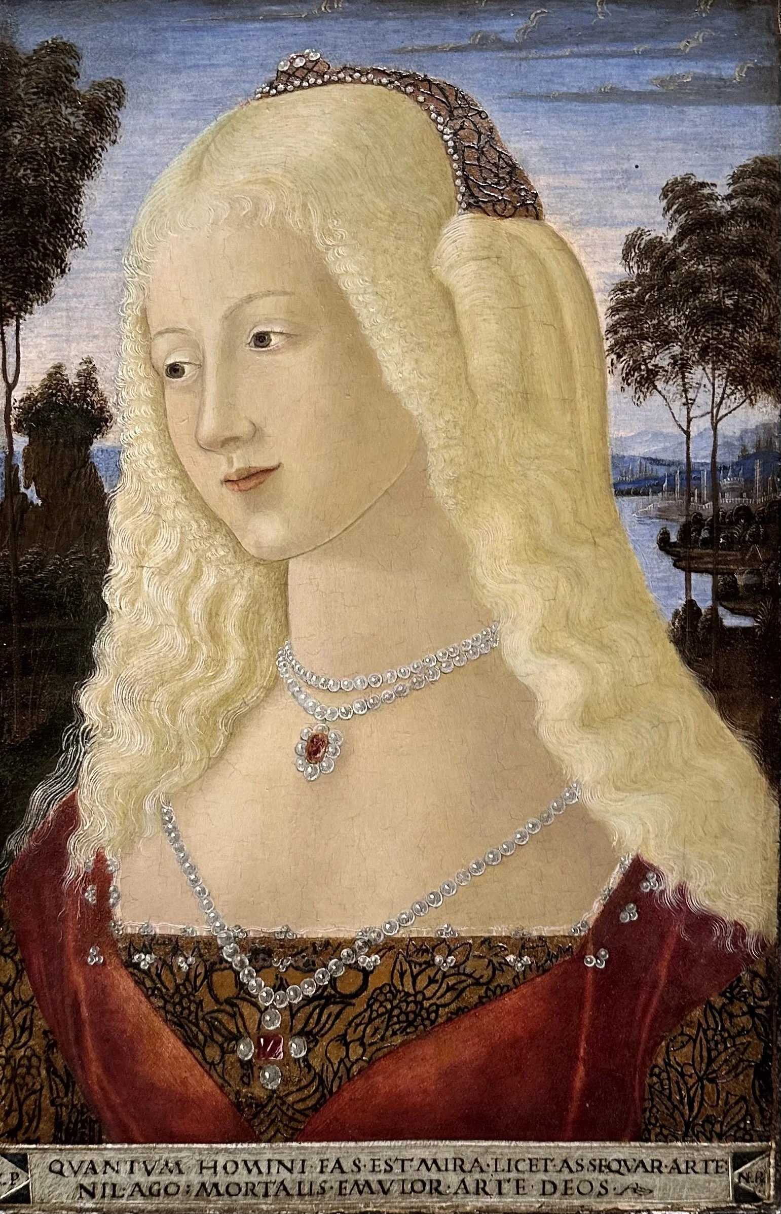 1485 Portrait of a Lady by Neroccio de Landi
