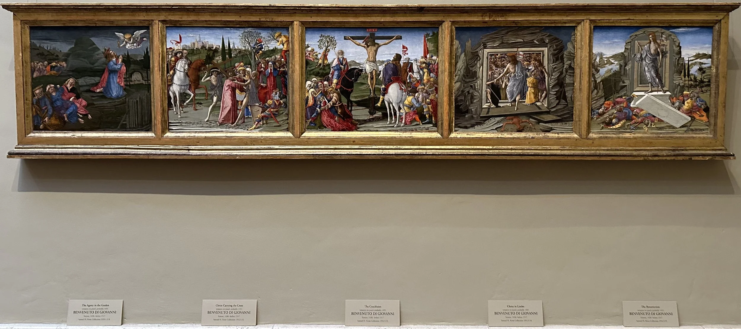 1491 The Passion series by Benvenuto di Giovanni