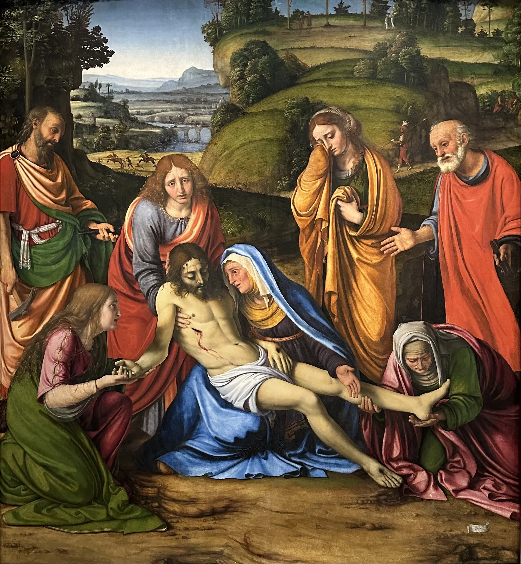 1507 Lamentation by Andrea Solario