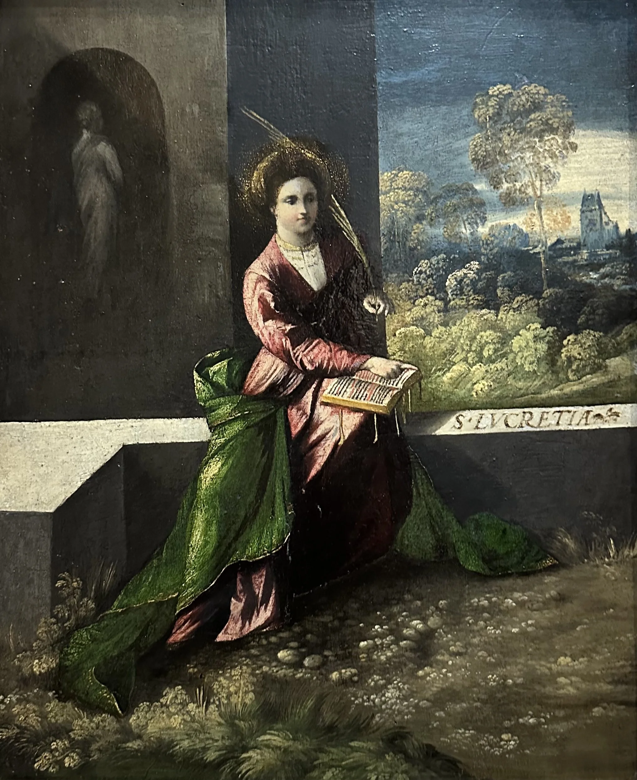 1520 Saint Lucretia by Dosso Dossi