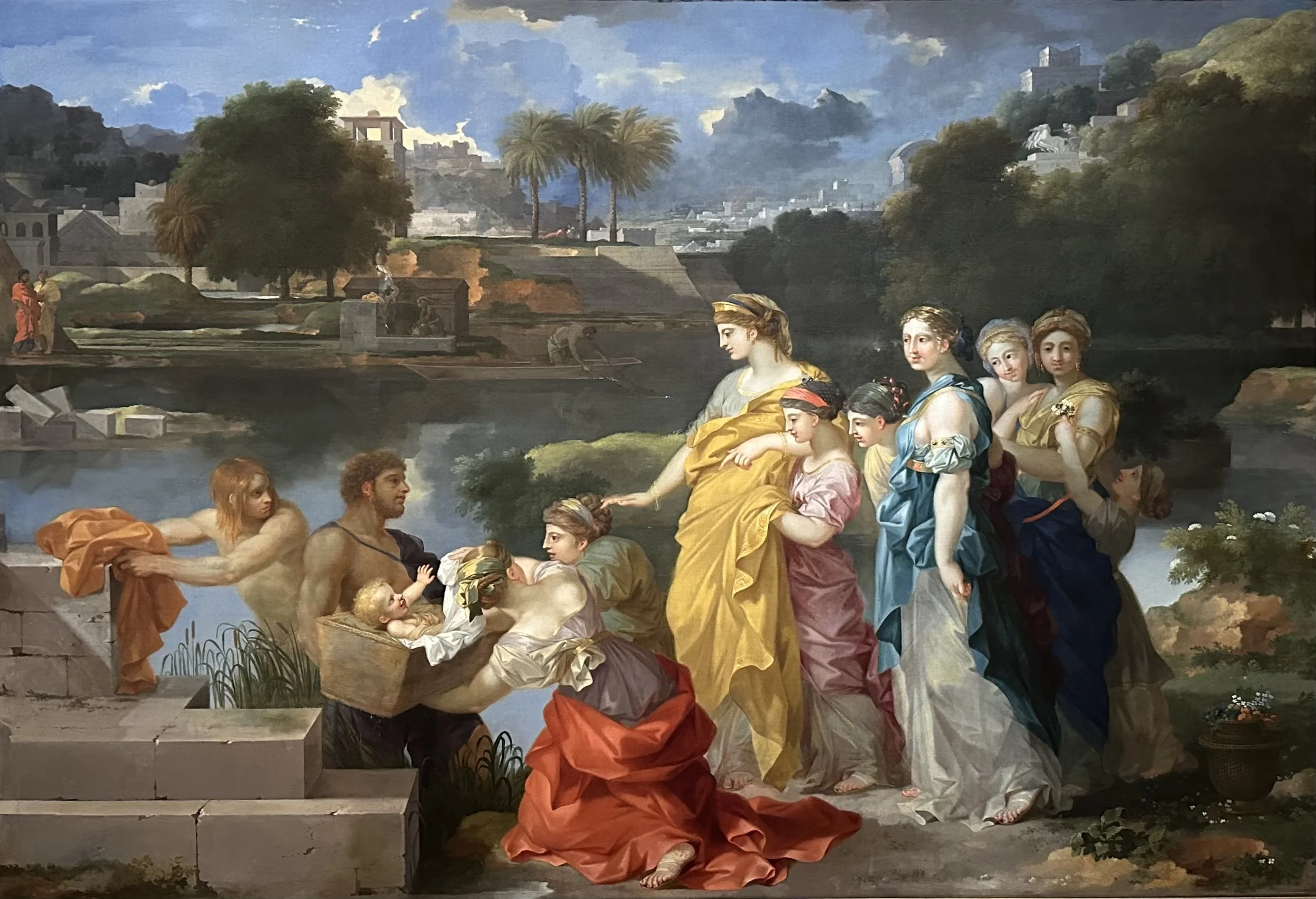 1655 The Finding of Moses by Sebastien Bourdon