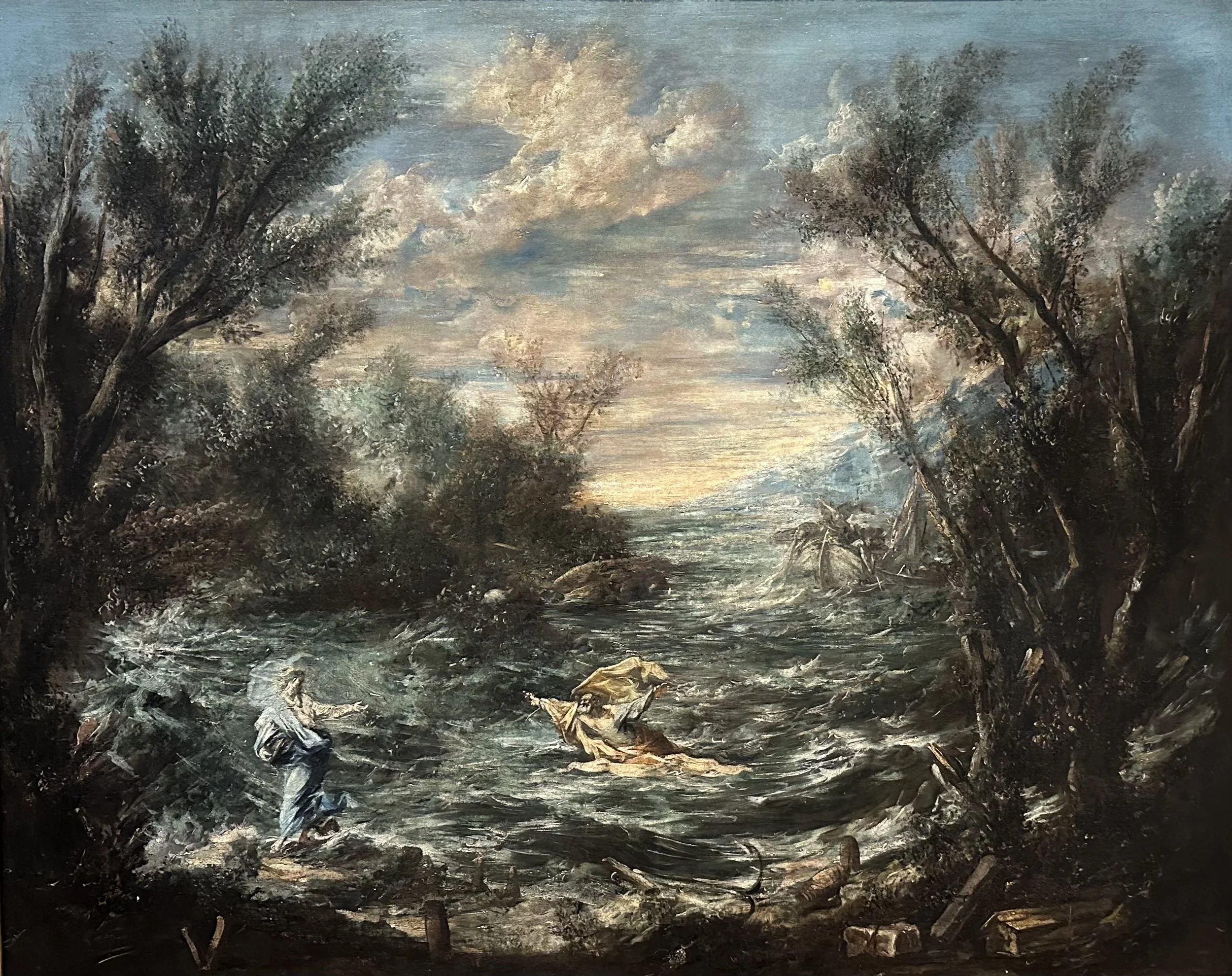 1740 Christ at the Sea of Galilee by Alessandro Magnasco