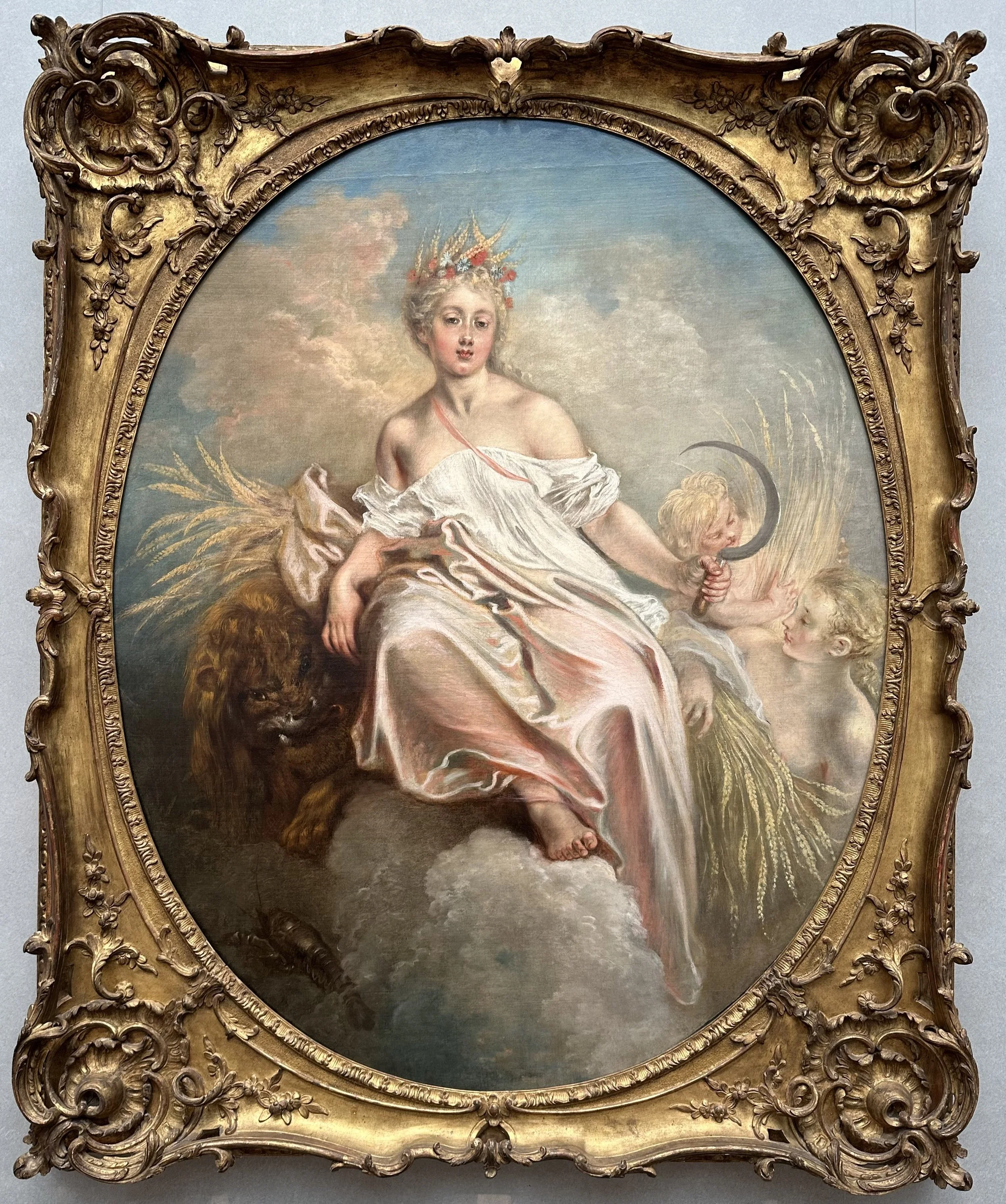 1718 Ceres (Summer) by Antoine Watteau