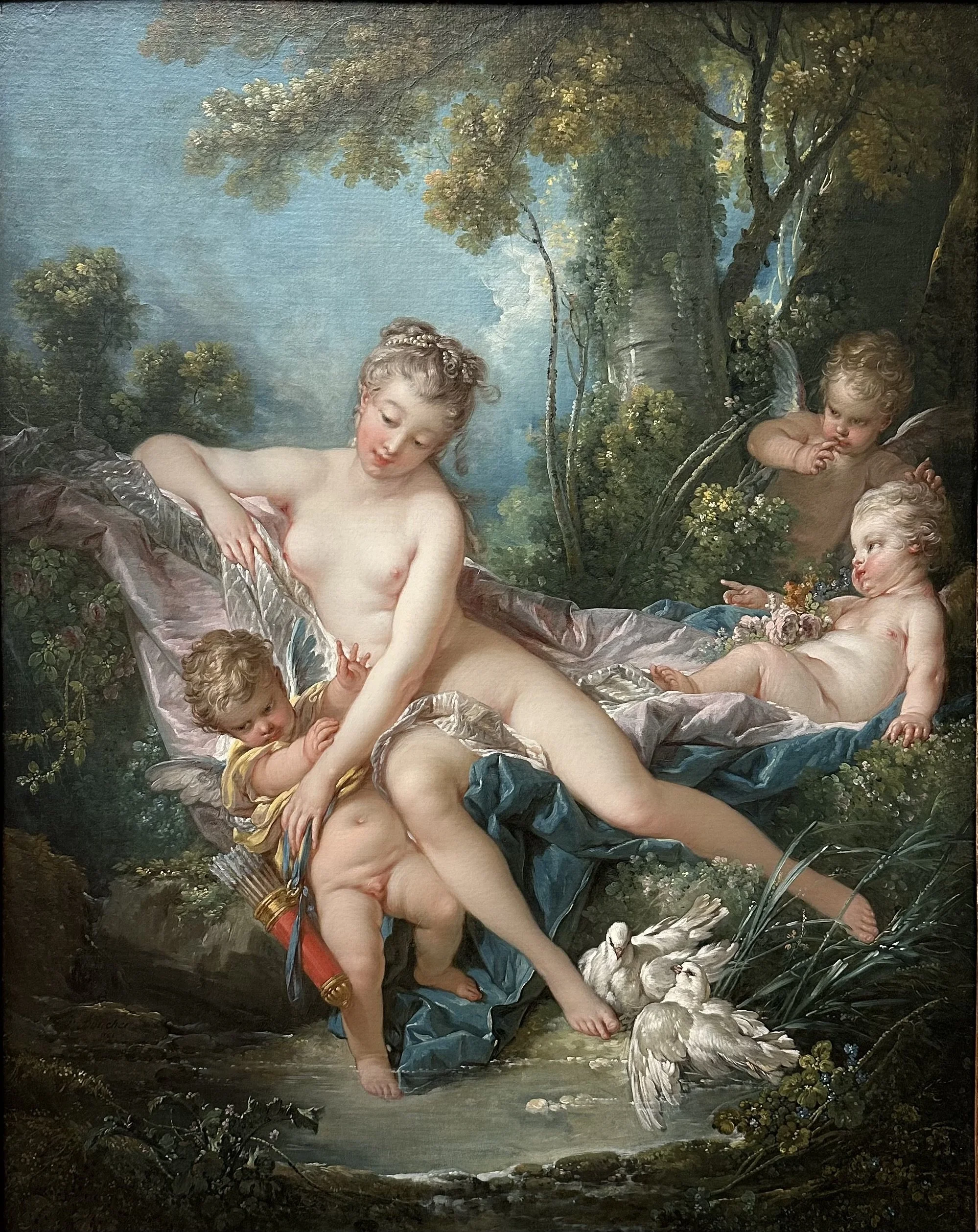 1751 The Bath of Venus by Francois Boucher