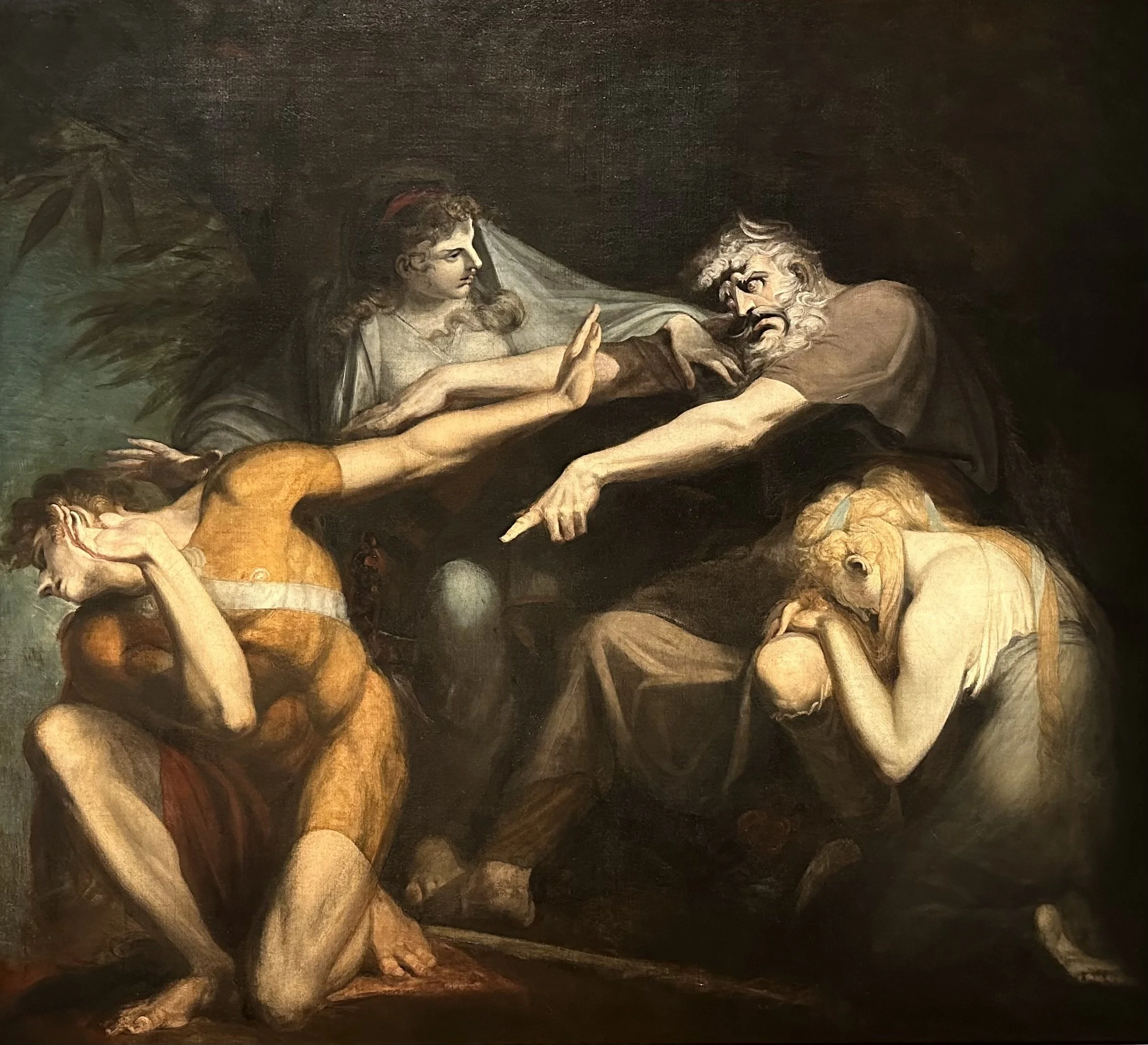 1786 Oedipus Cursing his Son Polynices by Henry Fuseli