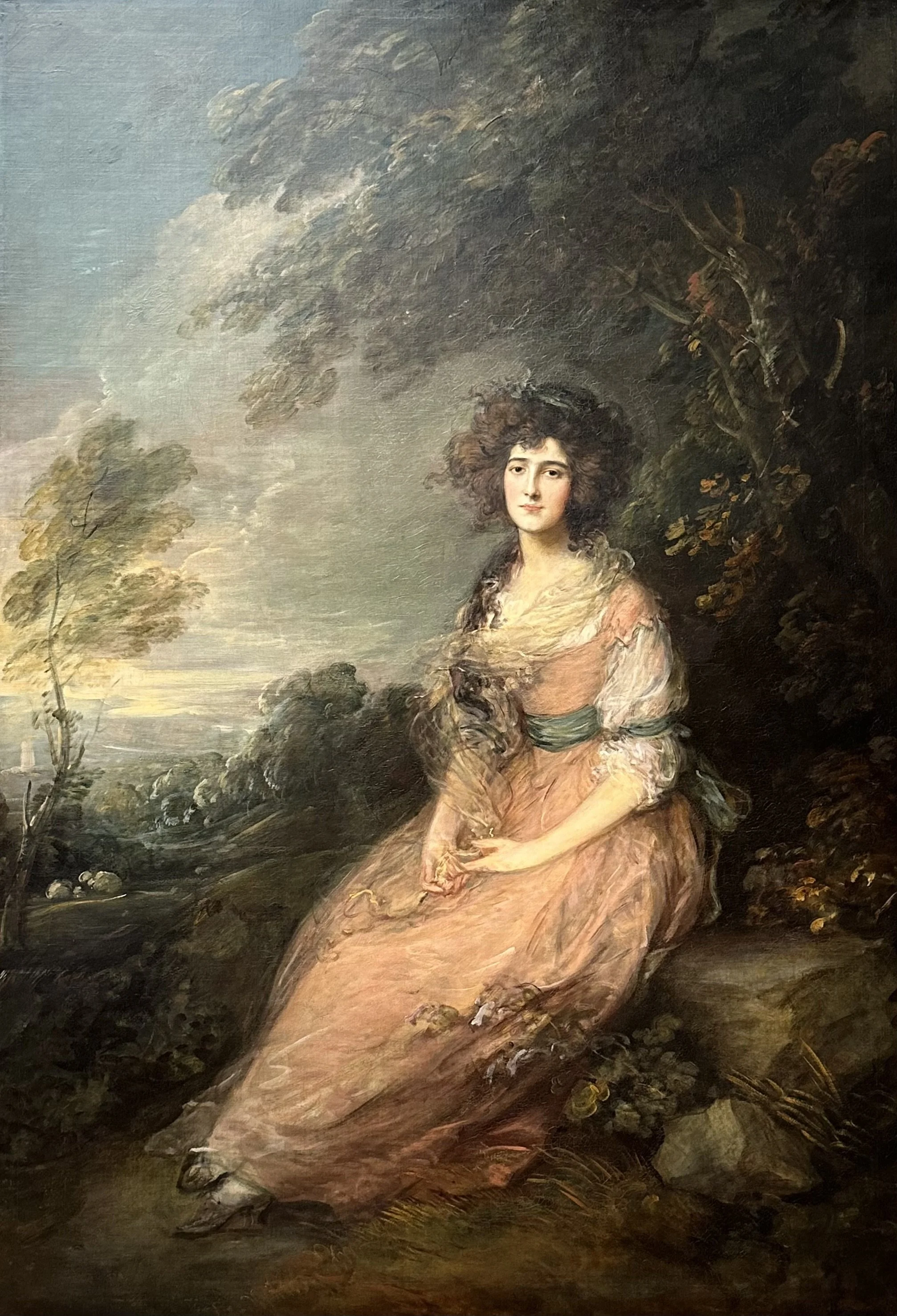 1787 Mrs. Richard Brinsley Sheridan by Thomas Gainsborough