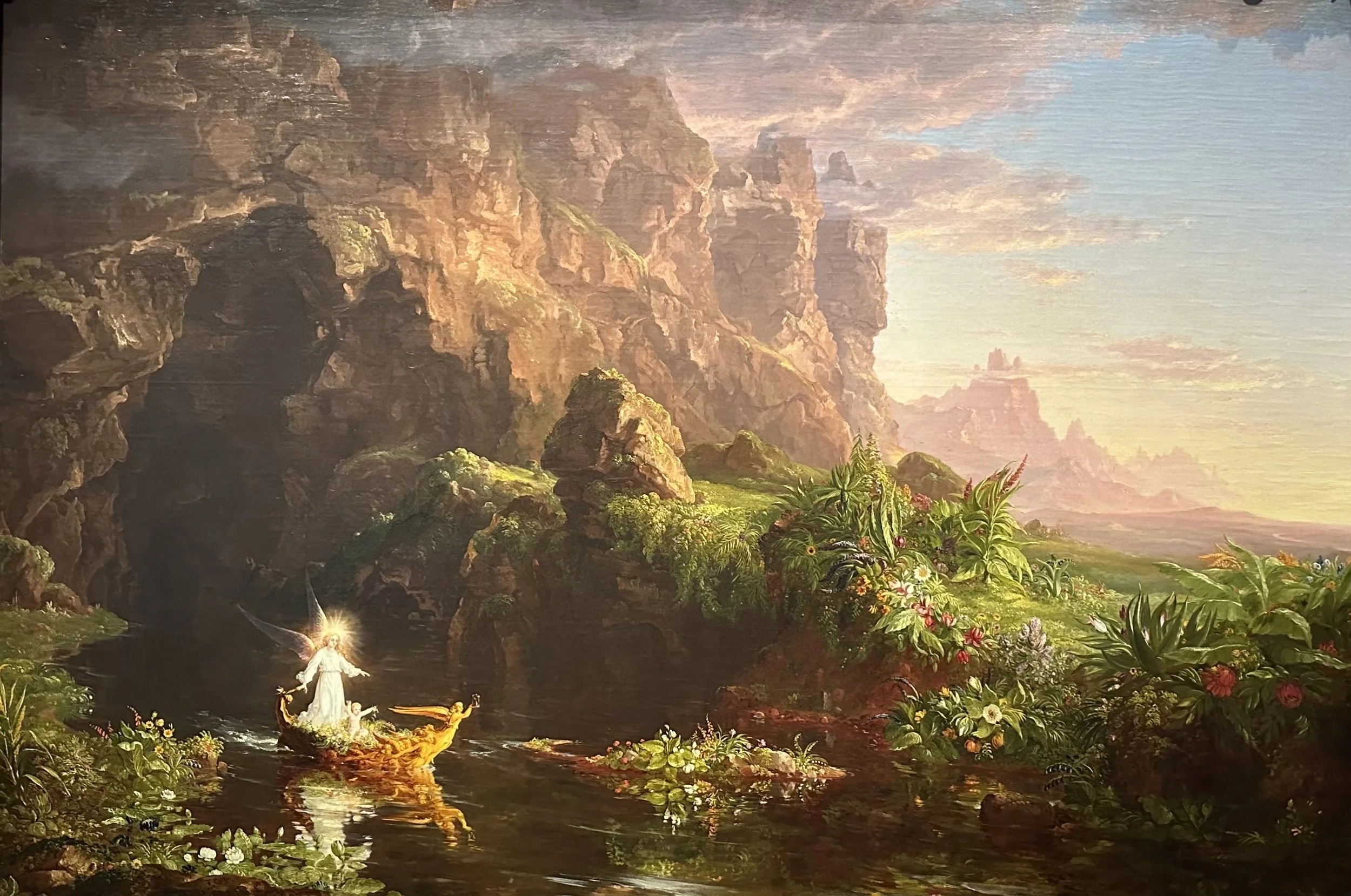 1842 The Voyage of Life- Childhood by Thomas Cole