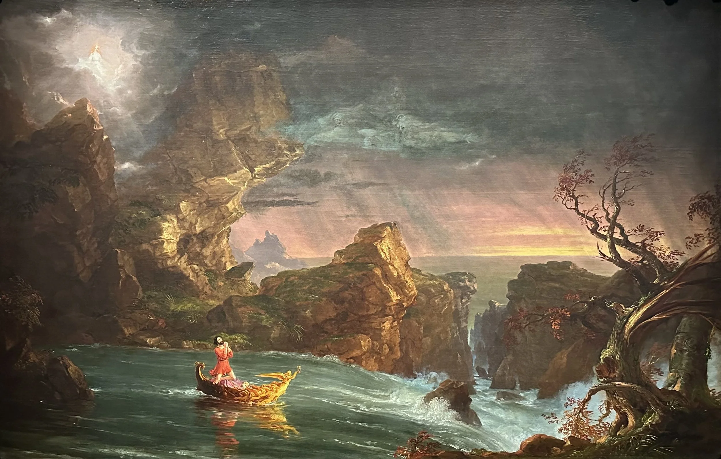 1842 The Voyage of Life- Manhood by Thomas Cole