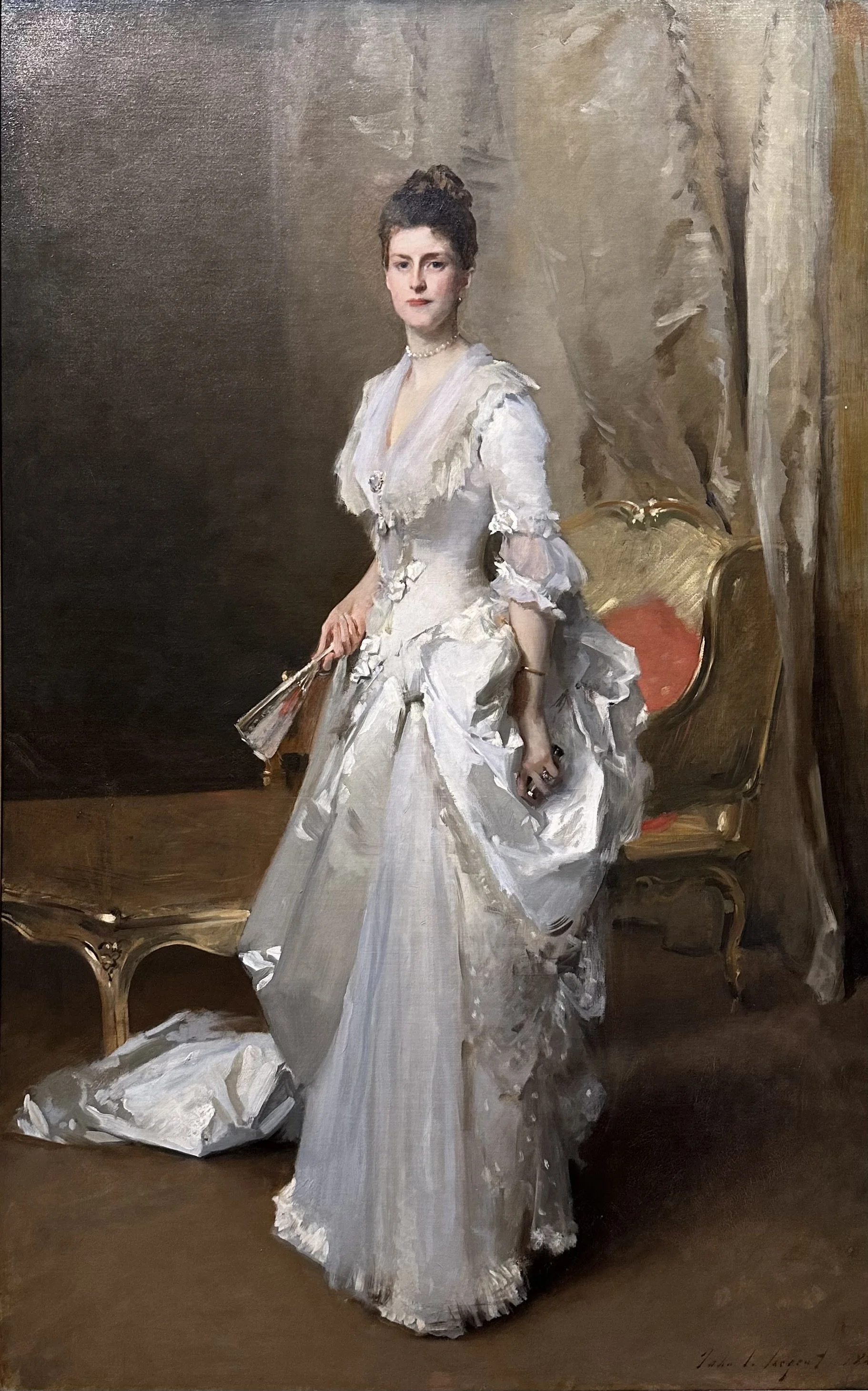 1883 Margaret Stuyvesant Rutherford White by John Singer Sargent