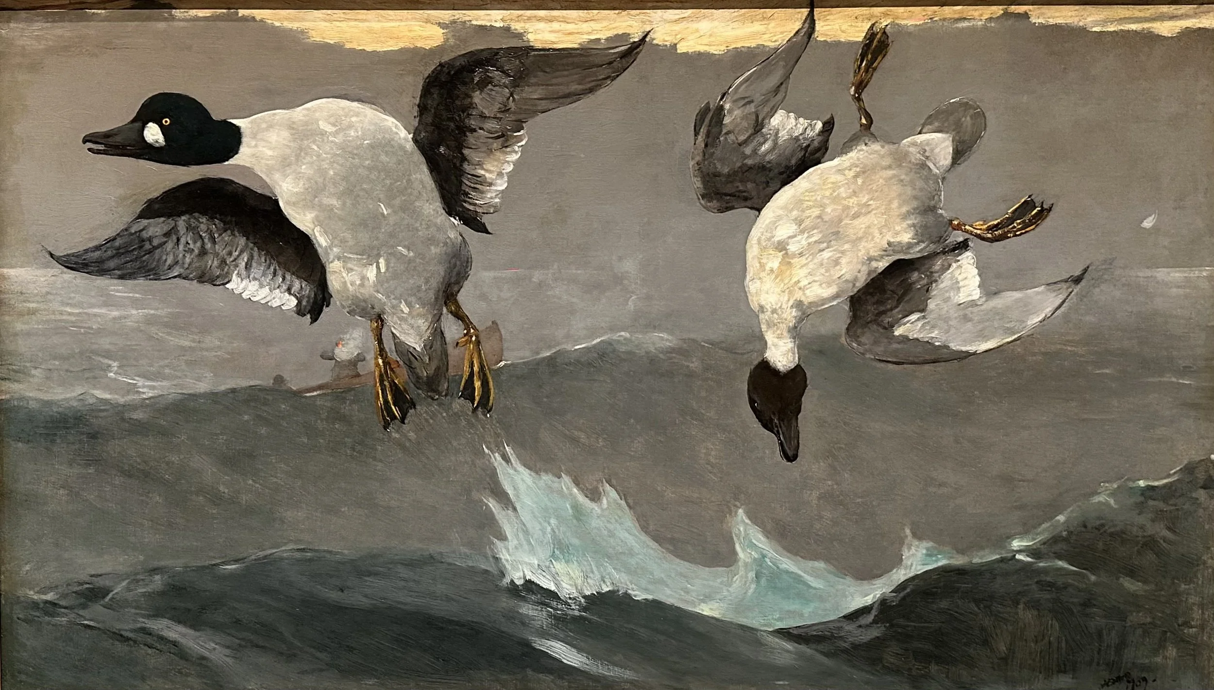 1909 Right and Left by Winslow Homer