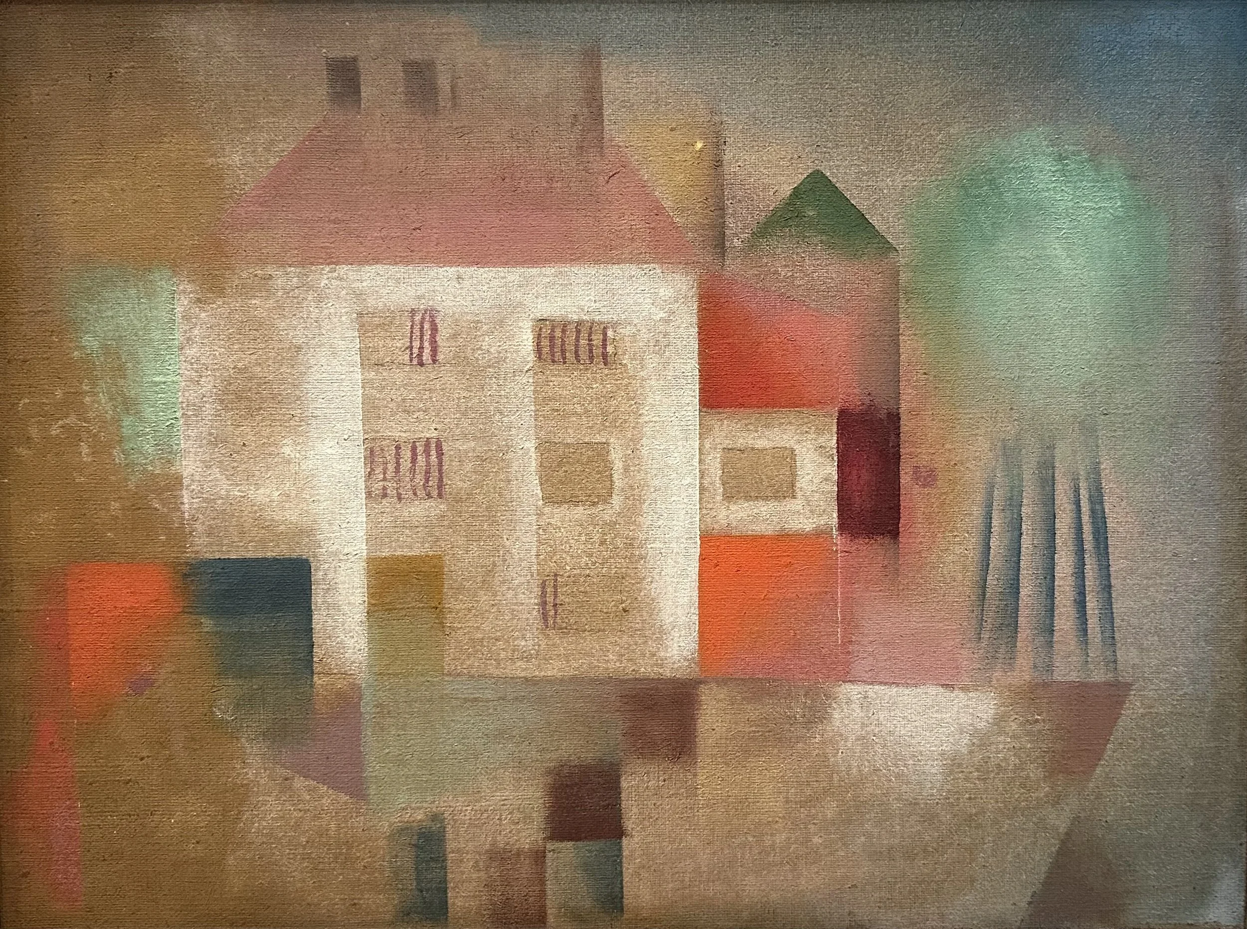 1924 New House in the Suburbs by Paul Klee
