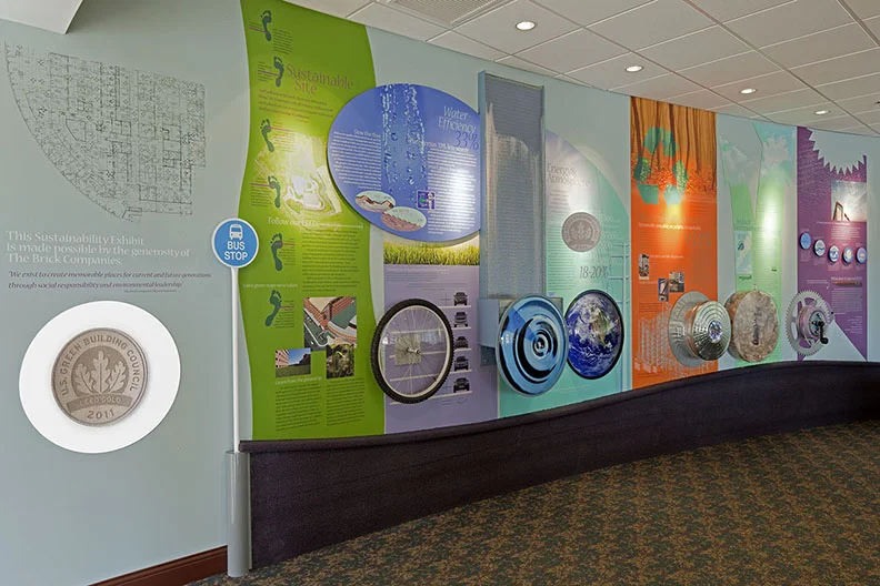 LEED Sustainability Exhibit Anne Arundel Medical Center Annapolis, Maryland