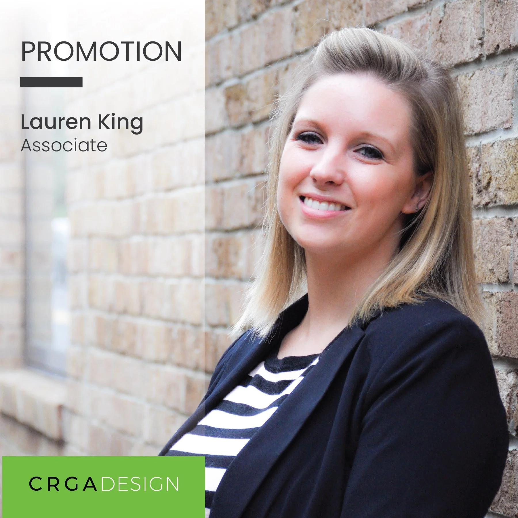 Lauren King to the role of Associate!