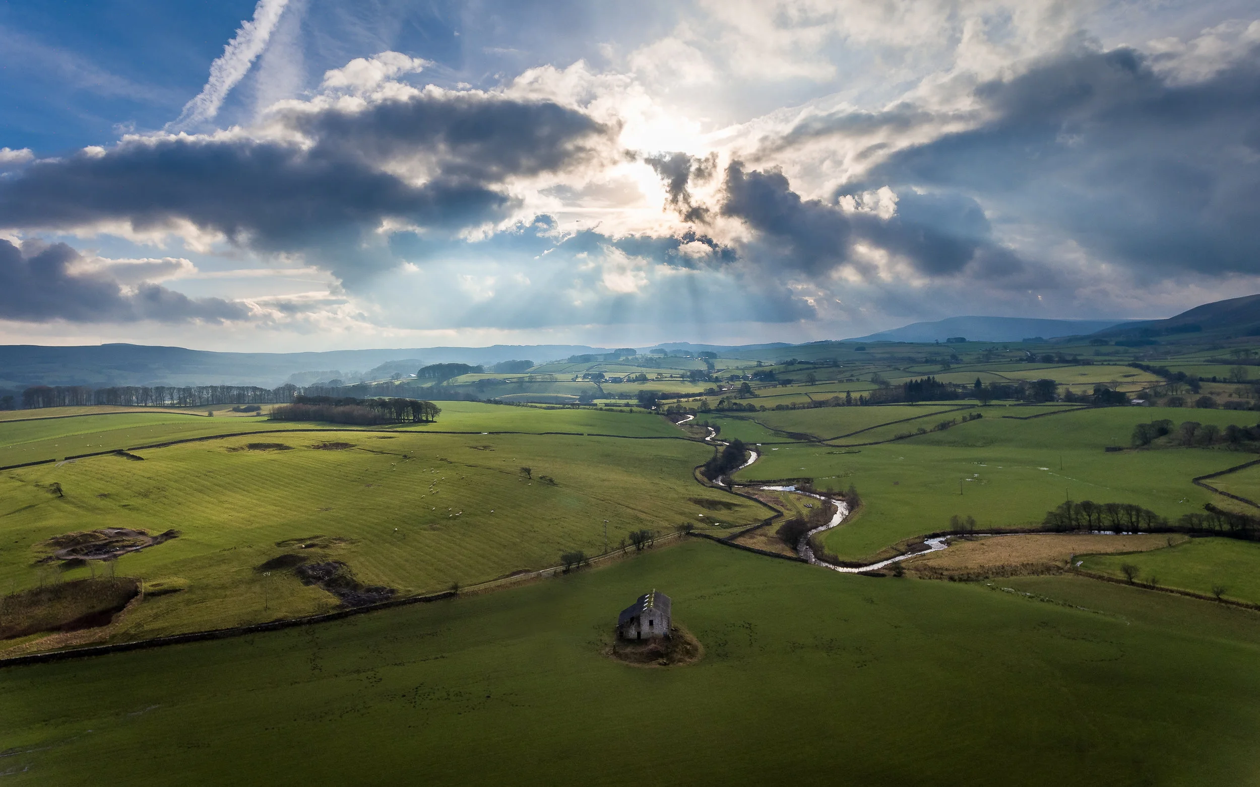Landscapes of the Ribble Valley - A Drone Video