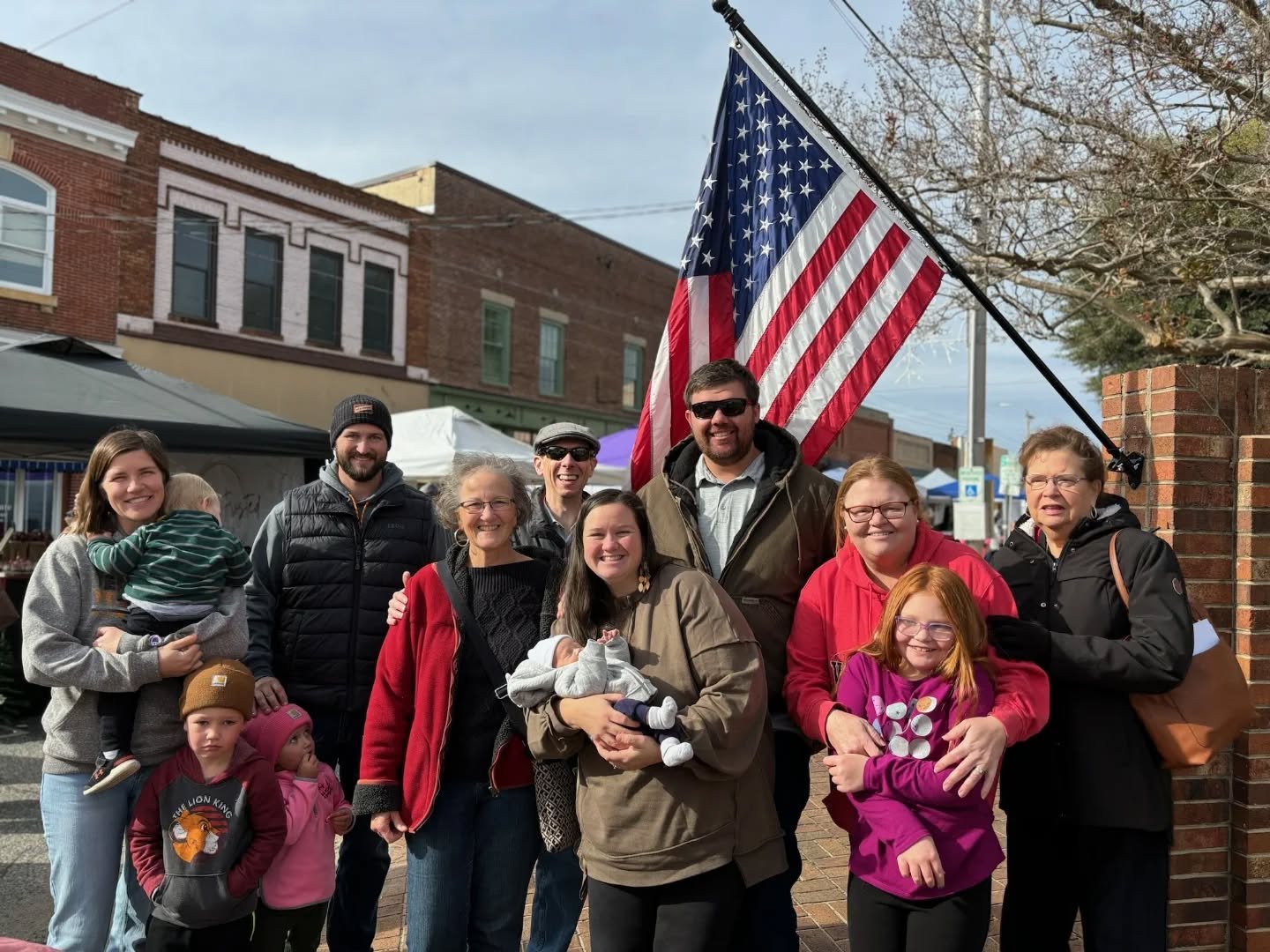 Siler City was chilly but a lot of fun! Meant so much to have some of my extended family in the crowd. Now it's your turn, Winston-Salem!! Tomorrow night, 12/3 @ 6 PM, Hanes Mall Upper Level Food Court by the Chick-fil-A. Hope to see you there!!