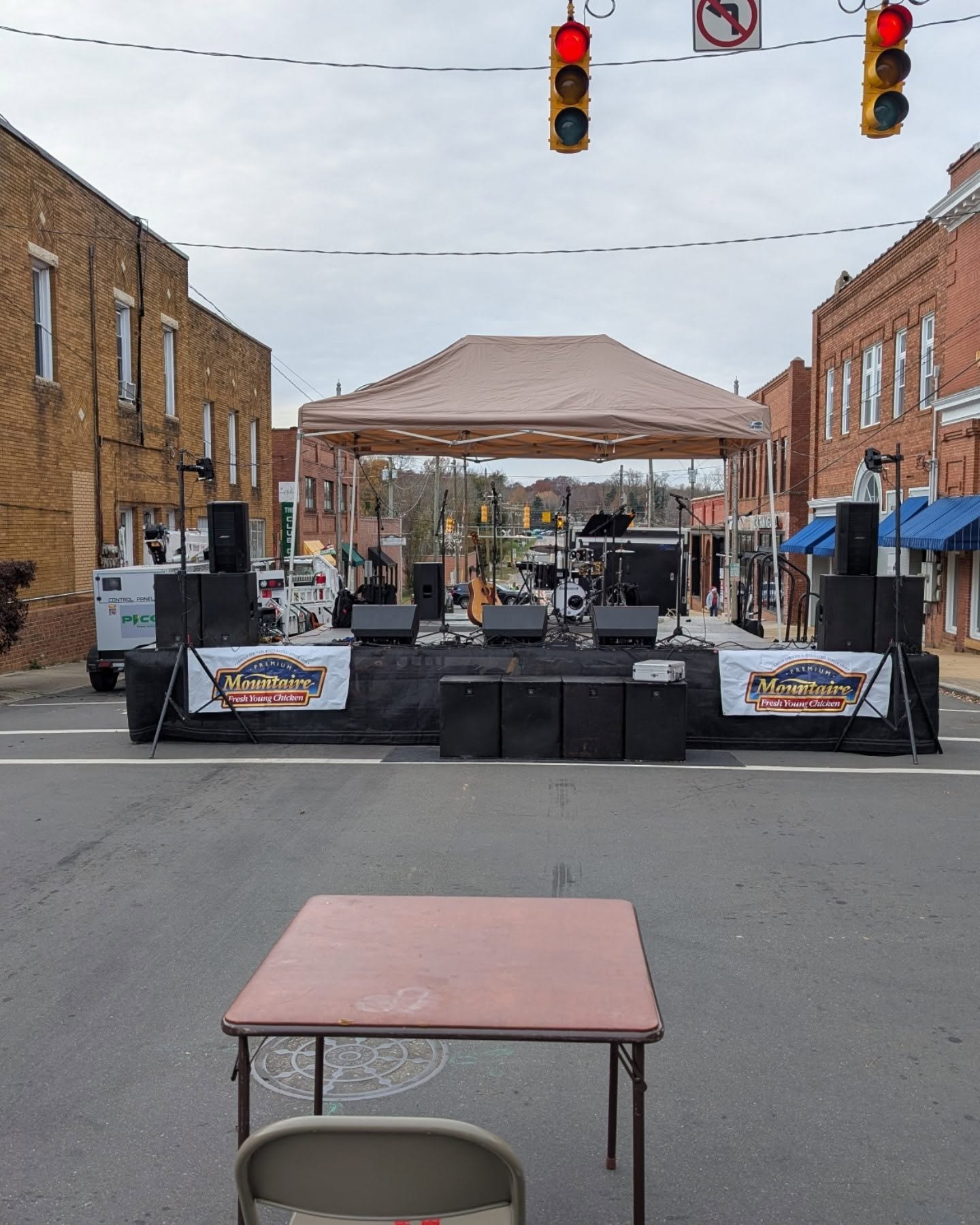 The stage is set! The vendors are setup! Come on out to downtown Siler City!!