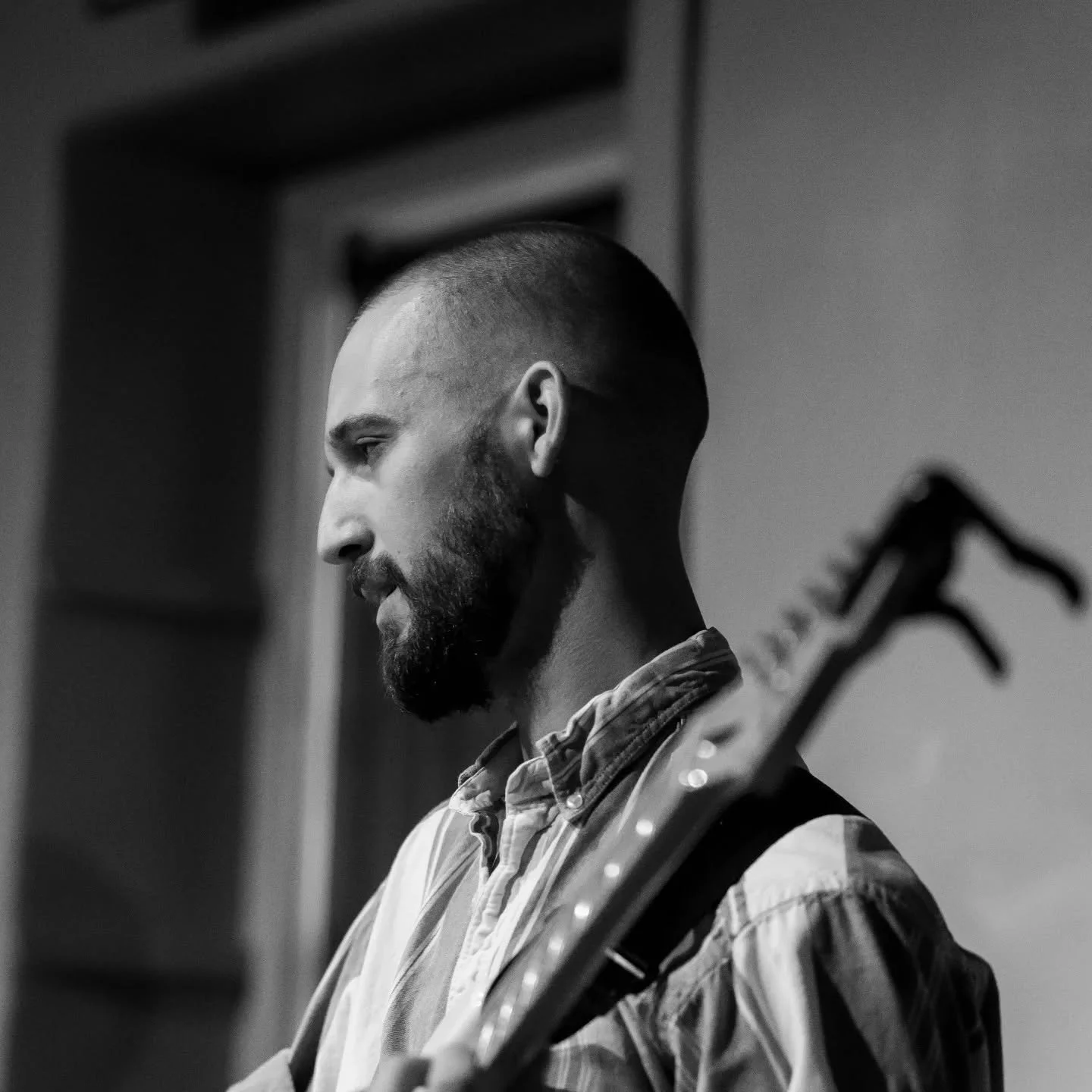 The last band member I'm highlighting for the August 8th show at Muddy Creek Cafe at Old Salem is @kevinbeck__ on electric guitar. Kevin was a teenager just getting into playing guitar when I first met him. He's turned into an incredible young man an