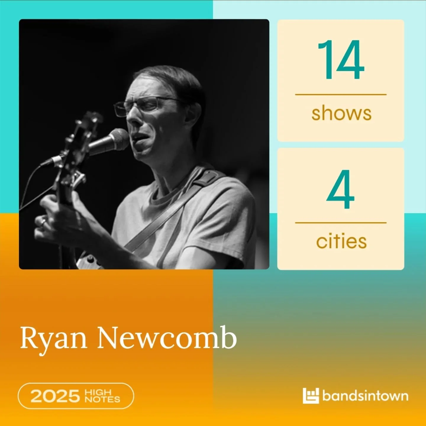2025 was certainly full of high notes. It was incredible to get to play so many live shows sharing my stories and songs. And nothing beat playing shows with The Usuals! I'm not sure if 2026 will see as many live performances, but the calendar is star