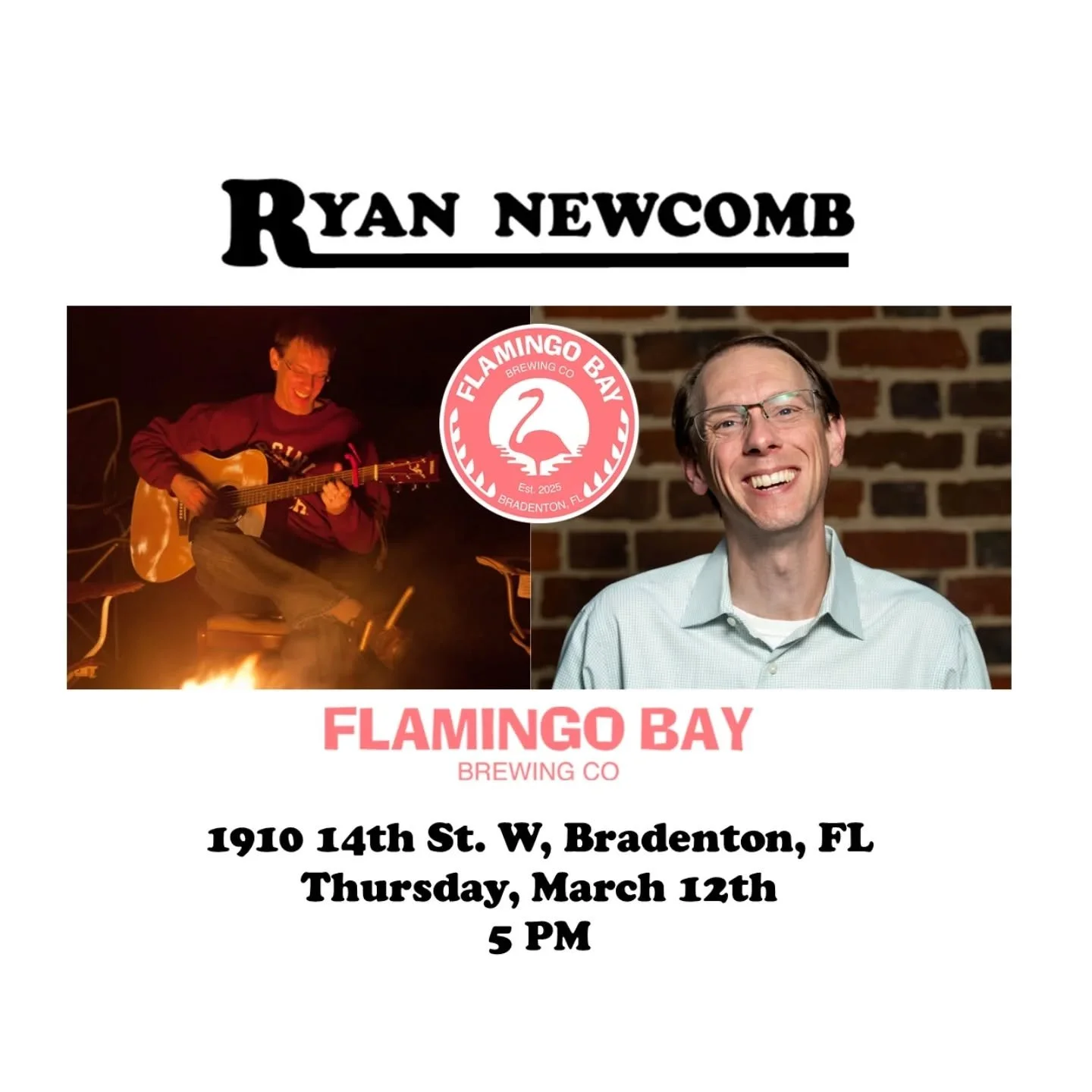 TONIGHT!!! We've got 15 years to catch up on, so come on out to @flamingobaybrewingco tonight. Music starts at 5 PM. Tell a friend, and bring the whole fam. Can't wait to see you!!