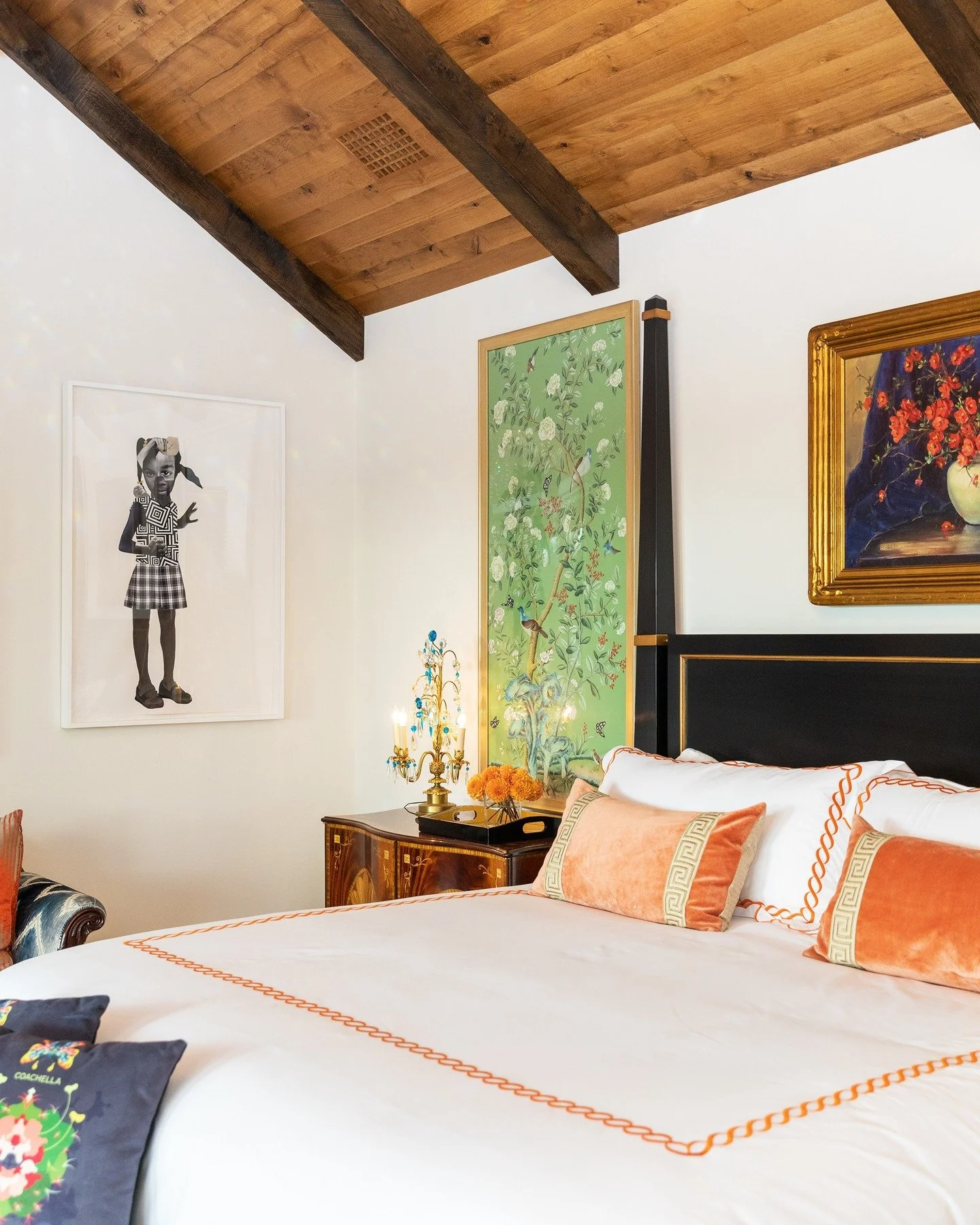 A little old world, a little unexpected.

From the warmth of the beams to the boldness of the art&mdash;every layer was intentional, every detail meant to be felt.

Because the best spaces aren&rsquo;t designed by rules&hellip; they&rsquo;re defined 